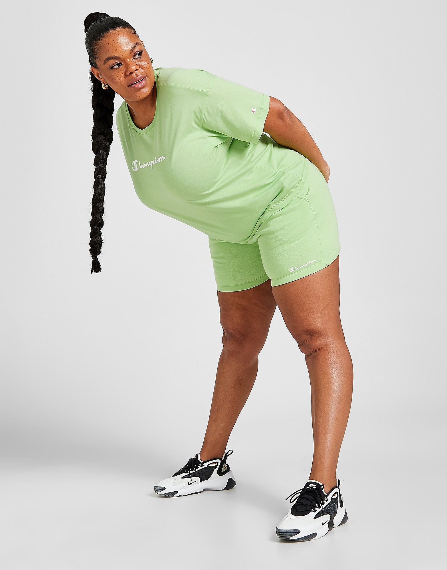 

Champion Core Fleece Plus Size Shorts - Only at JD - Green - Womens, Green