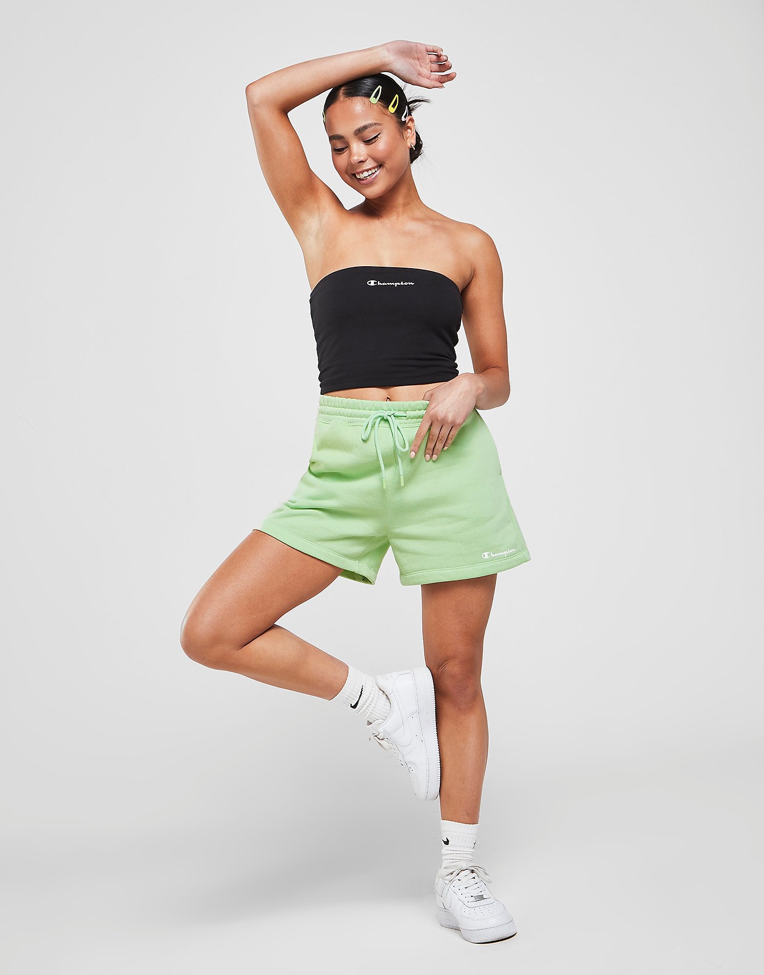 

Champion Core Fleece Shorts - Only at JD - Green - Womens, Green