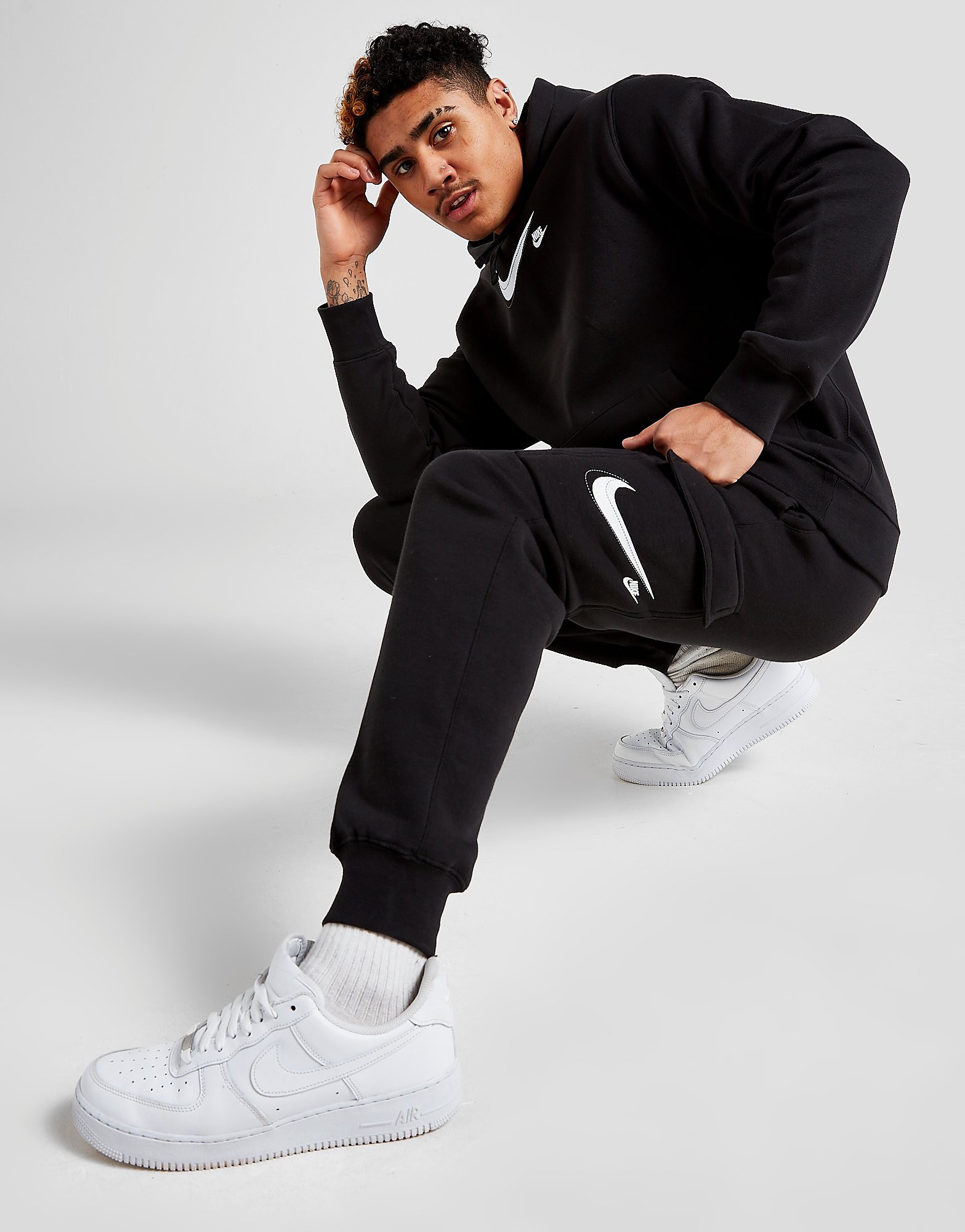 

Nike Court Cargo Joggers - Black - Mens, Black