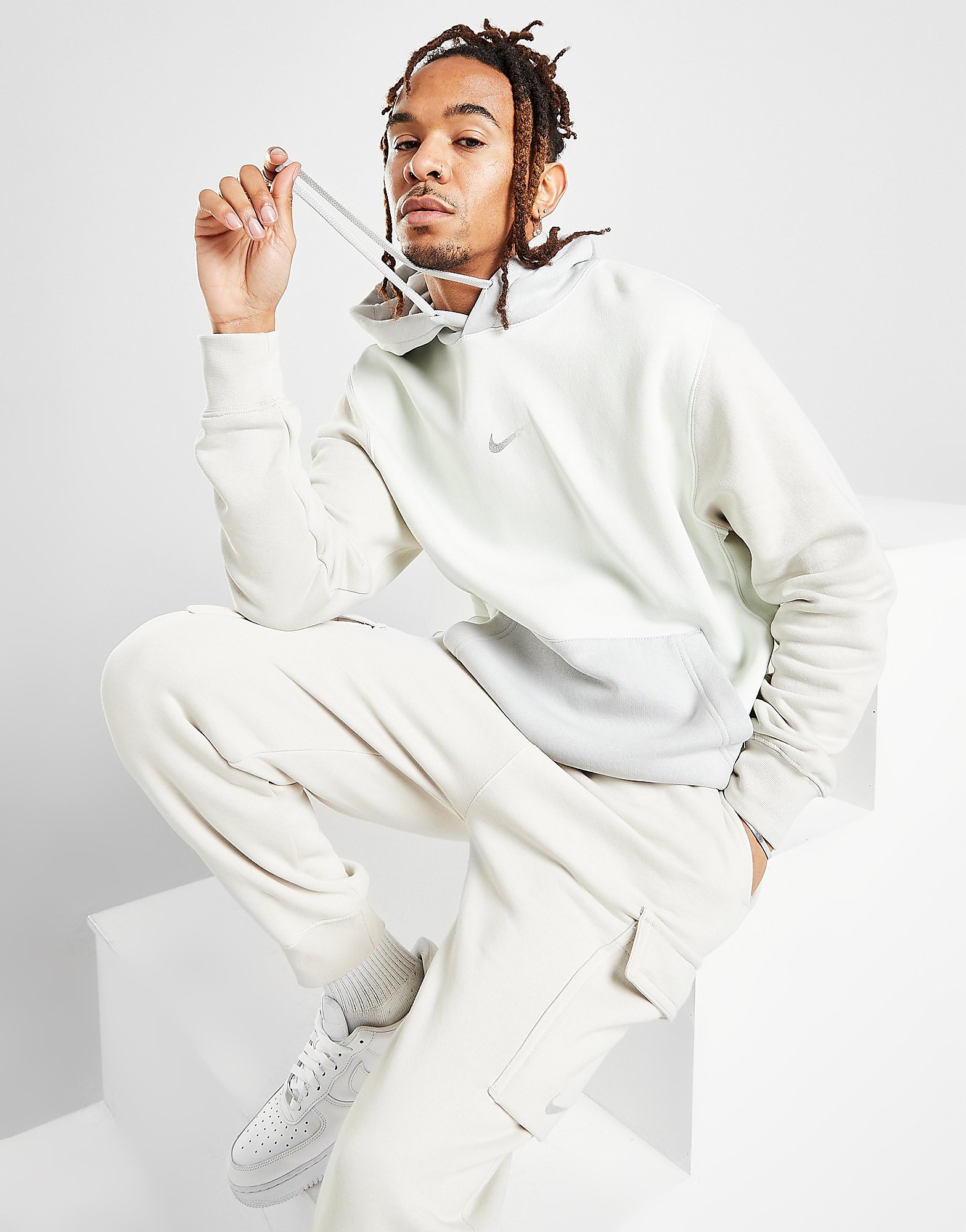 

Nike Swoosh Pullover Hoodie - White - Mens, White