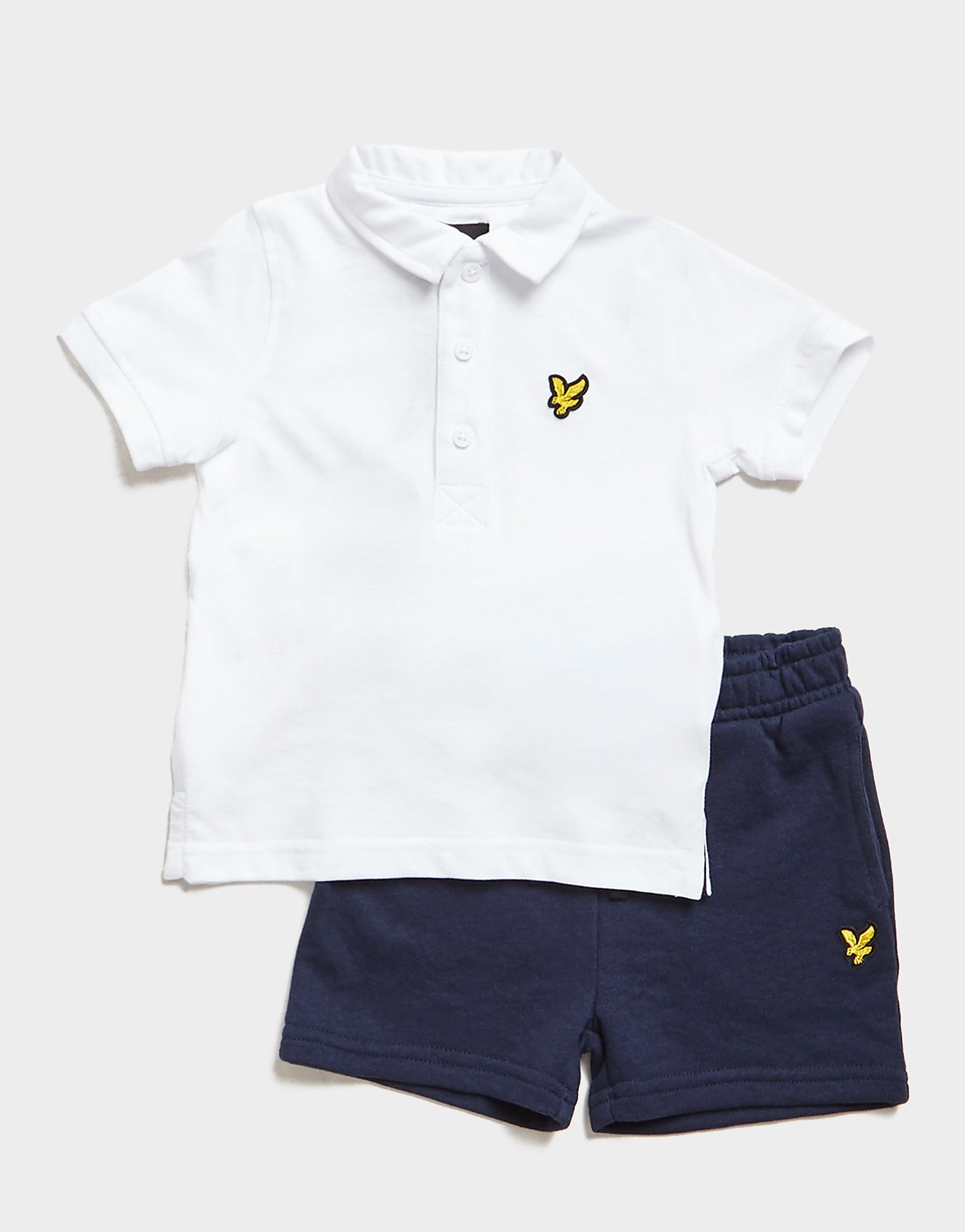 

Lyle & Scott Polo Shirt/Shorts Set Infant - White - Kids, White