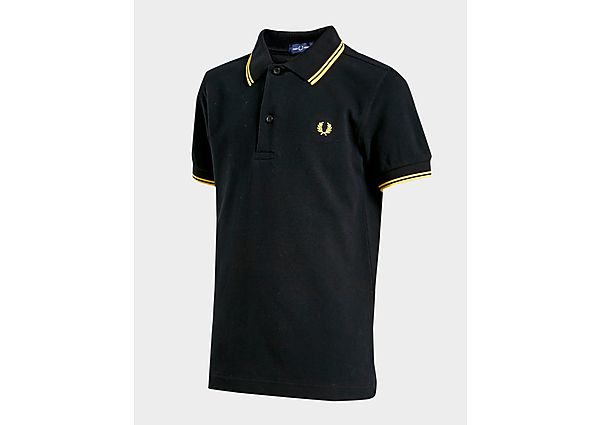 Fred Perry Twin Tipped Polo Shirt Children - Black - Kids, Black