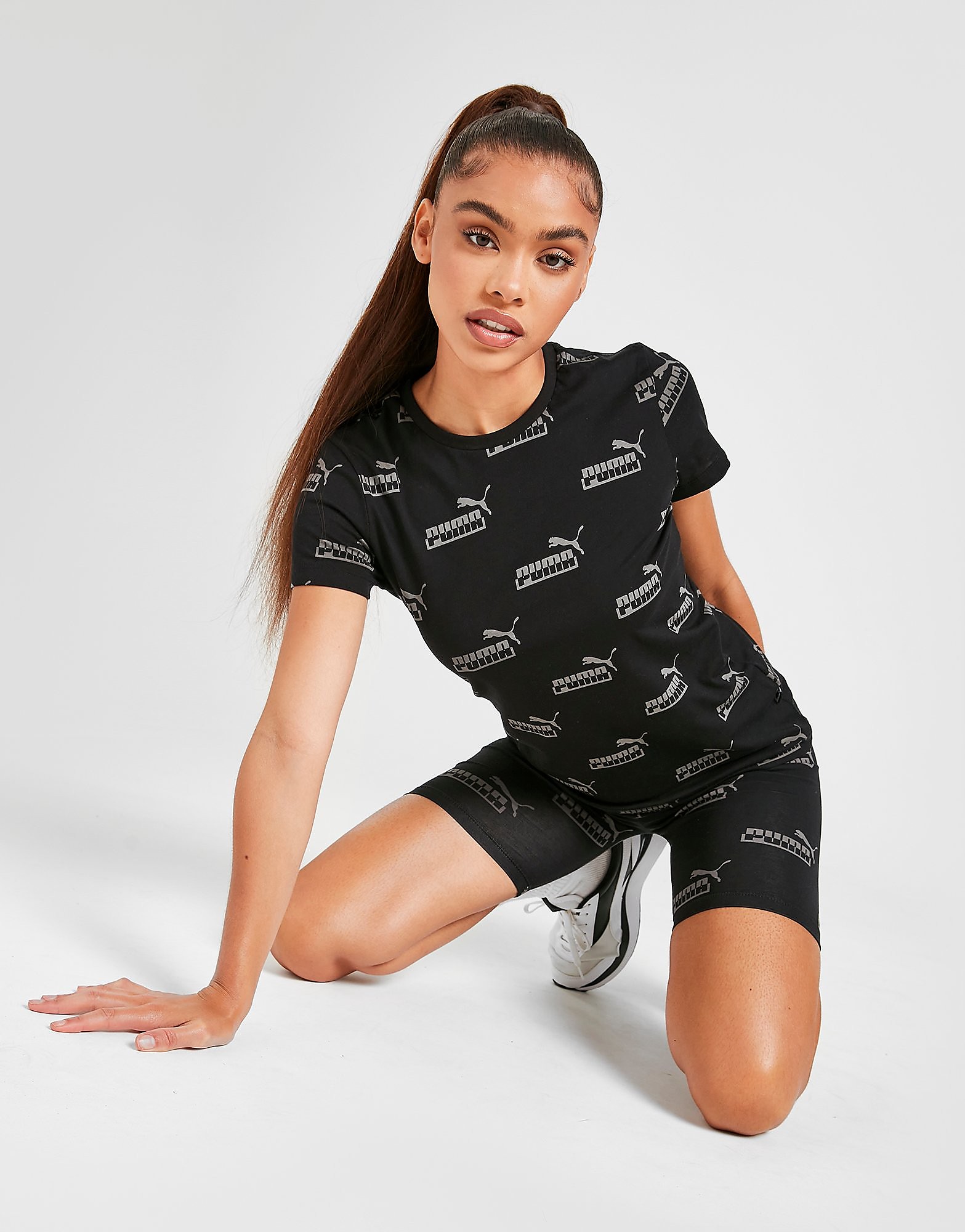

Puma Repeat Cycle Shorts - Black - Womens, Black