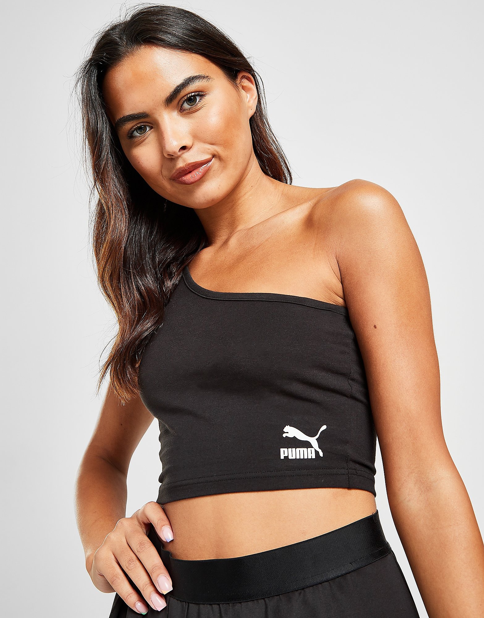 

Puma Classic One Should Crop Top - Black - Womens, Black