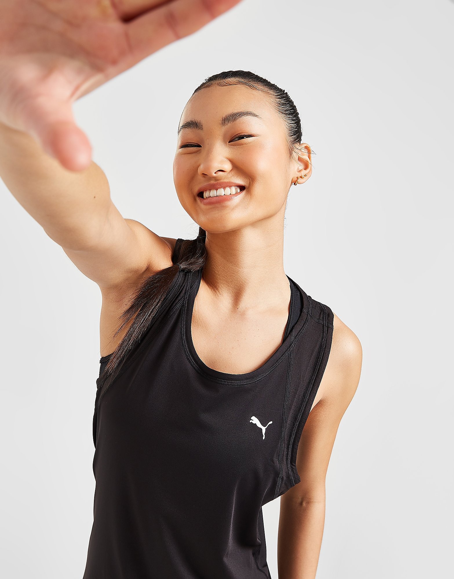 

Puma Core Tank Top - Black - Womens, Black