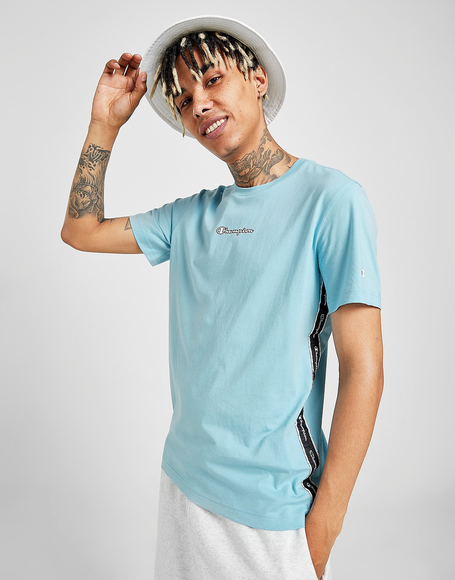 

Champion Tape T-Shirt - Only at JD - Blue - Mens, Blue