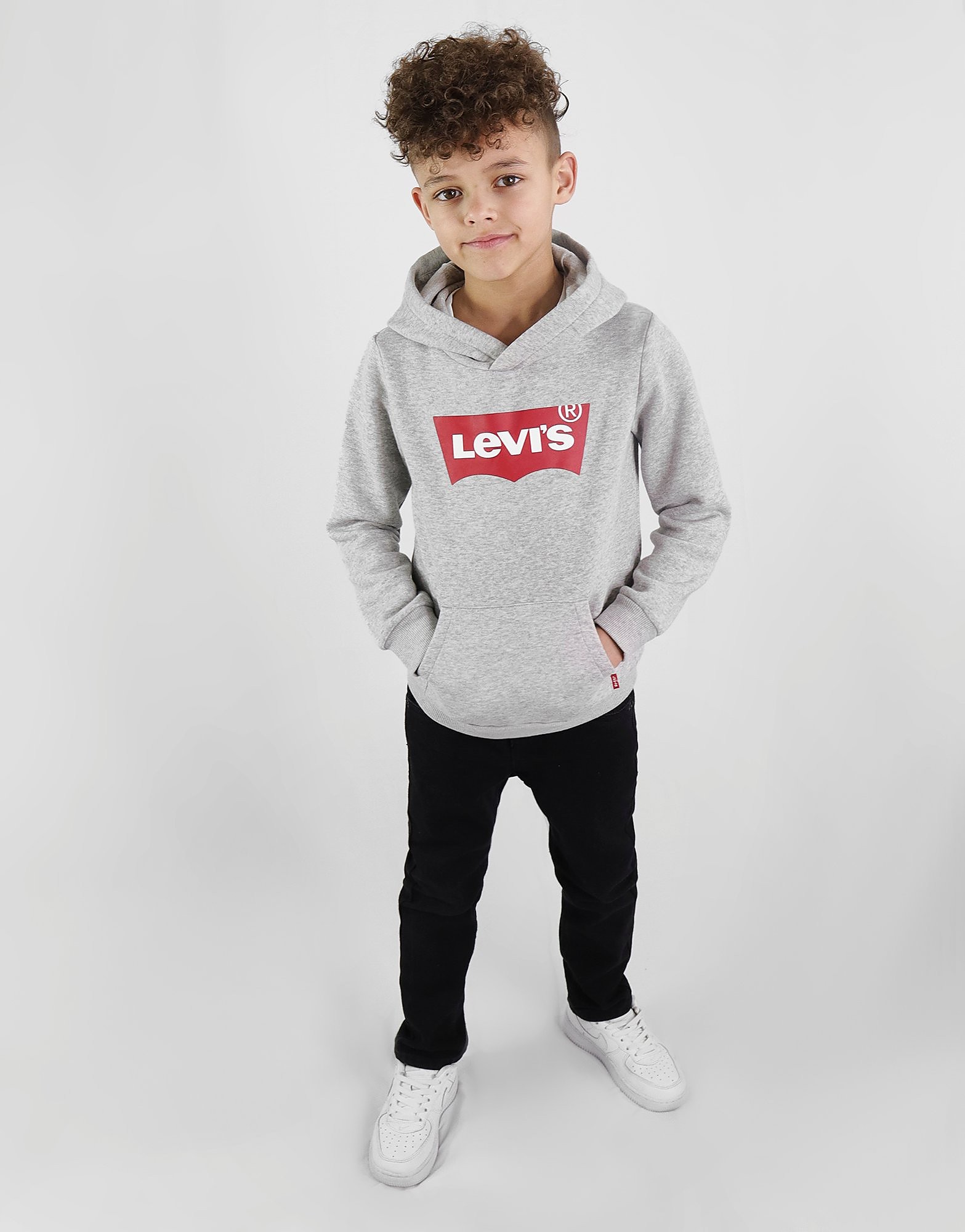 Levis Batwing Overhead Hoodie Children - Grey - Kids, Grey