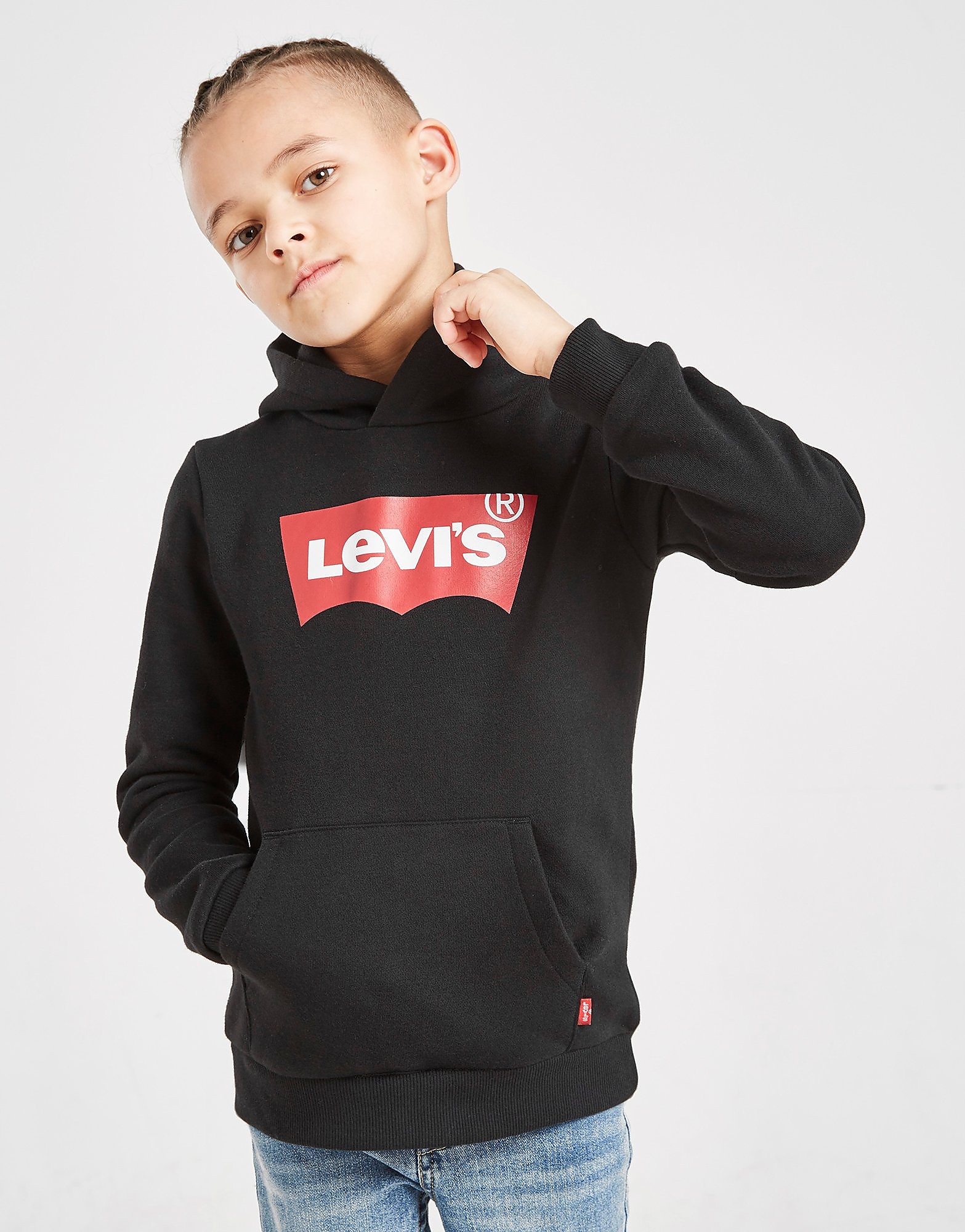 

Levis Batwing Overhead Hoodie Children - Black - Kids, Black