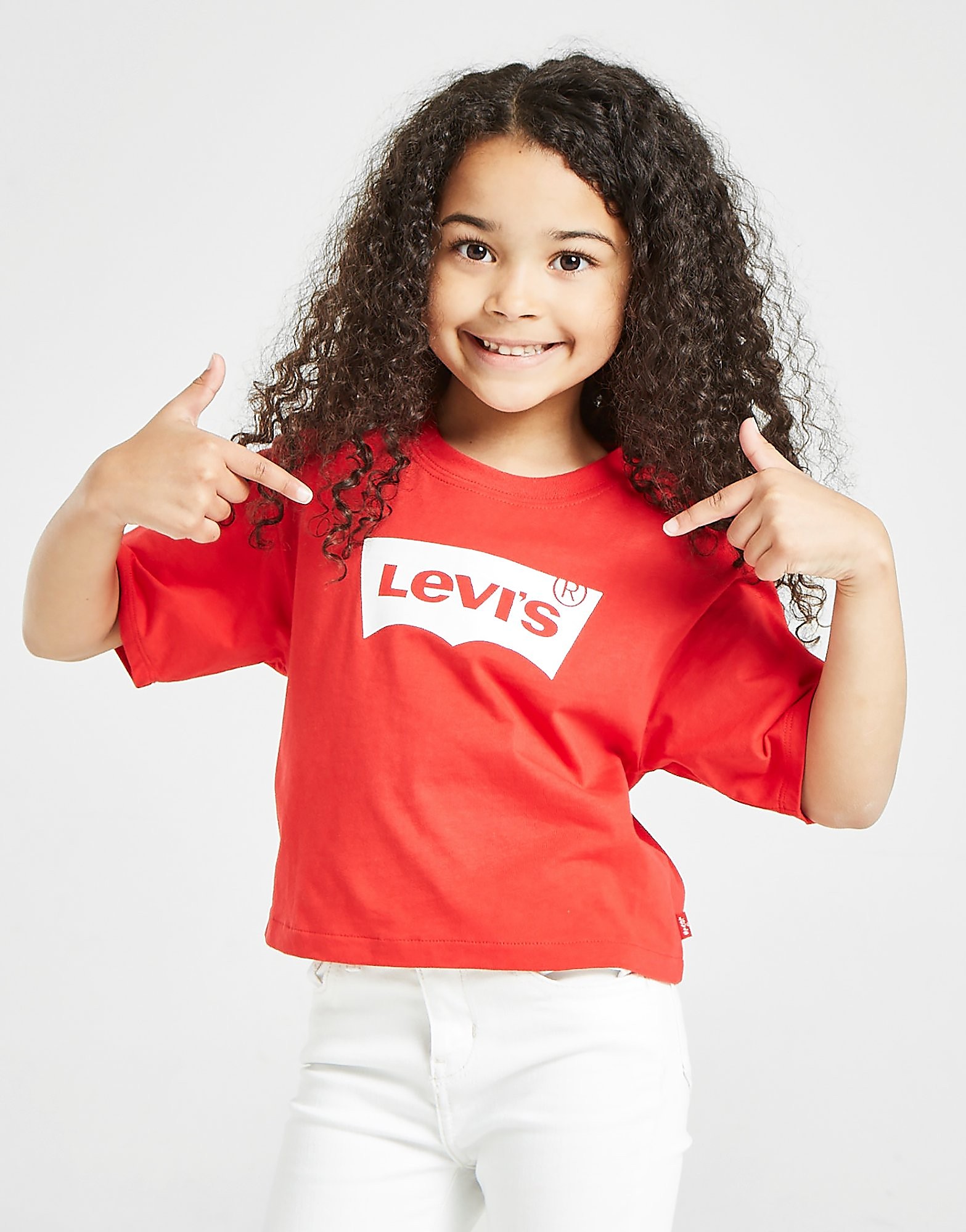 

Levis Girls' Batwing Crop T-Shirt Children - Red - Kids, Red