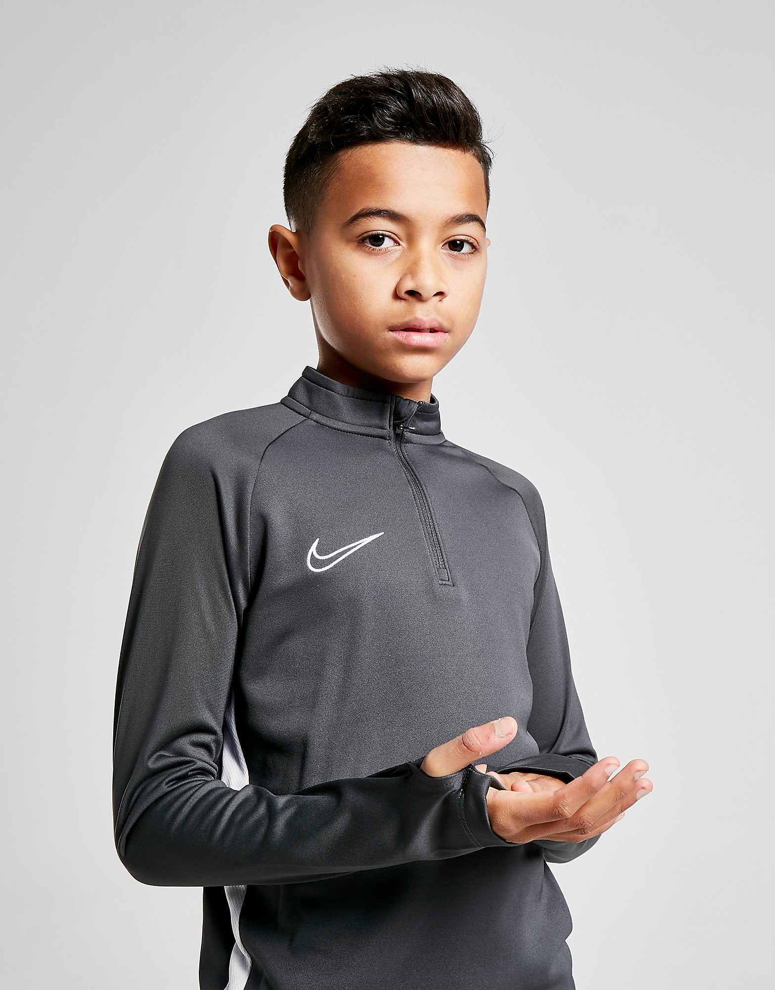 

Nike Academy 1/4 Zip Drill Top Junior - Grey - Kids, Grey