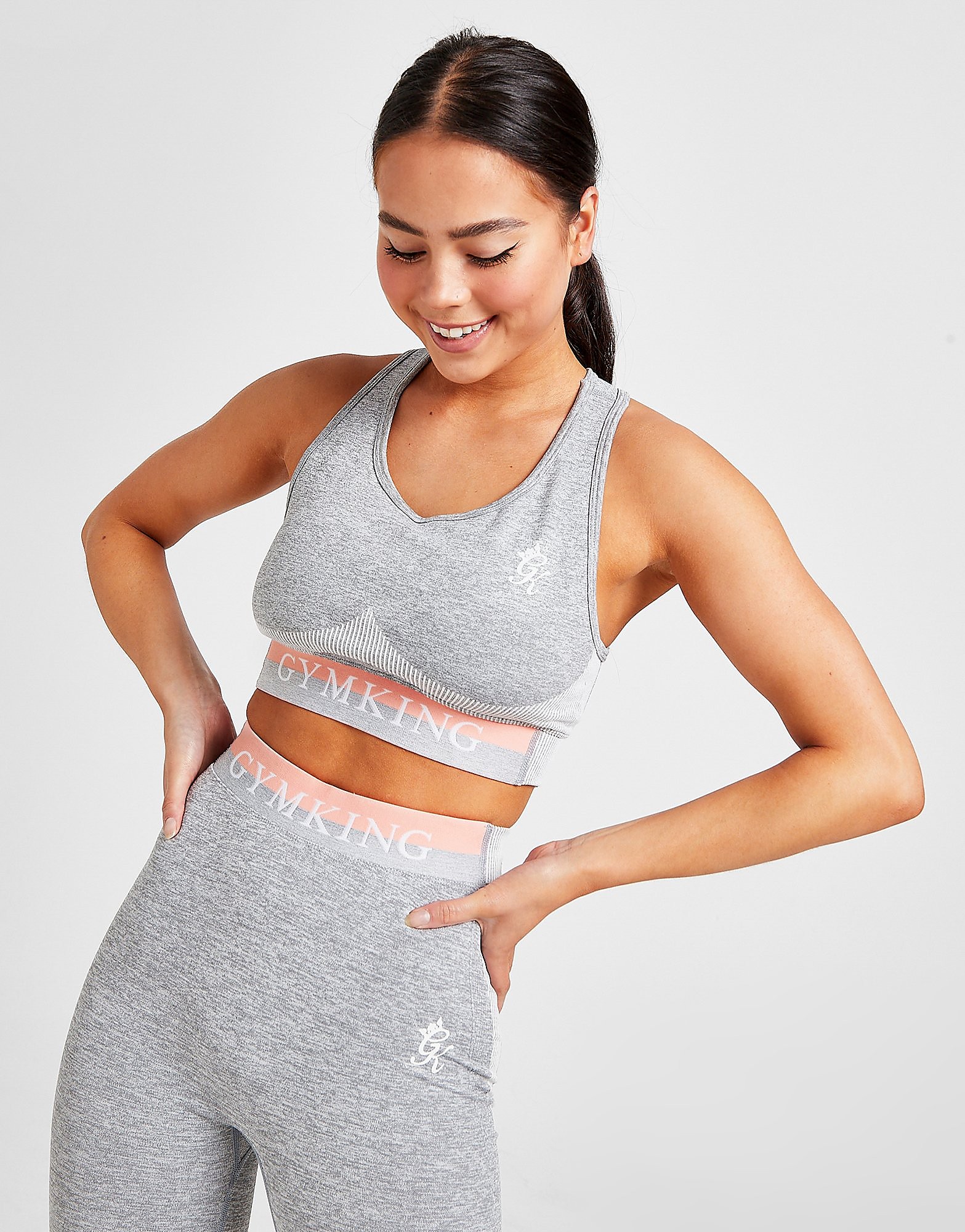 

Gym King Seamless Power Bralette - Grey - Womens, Grey