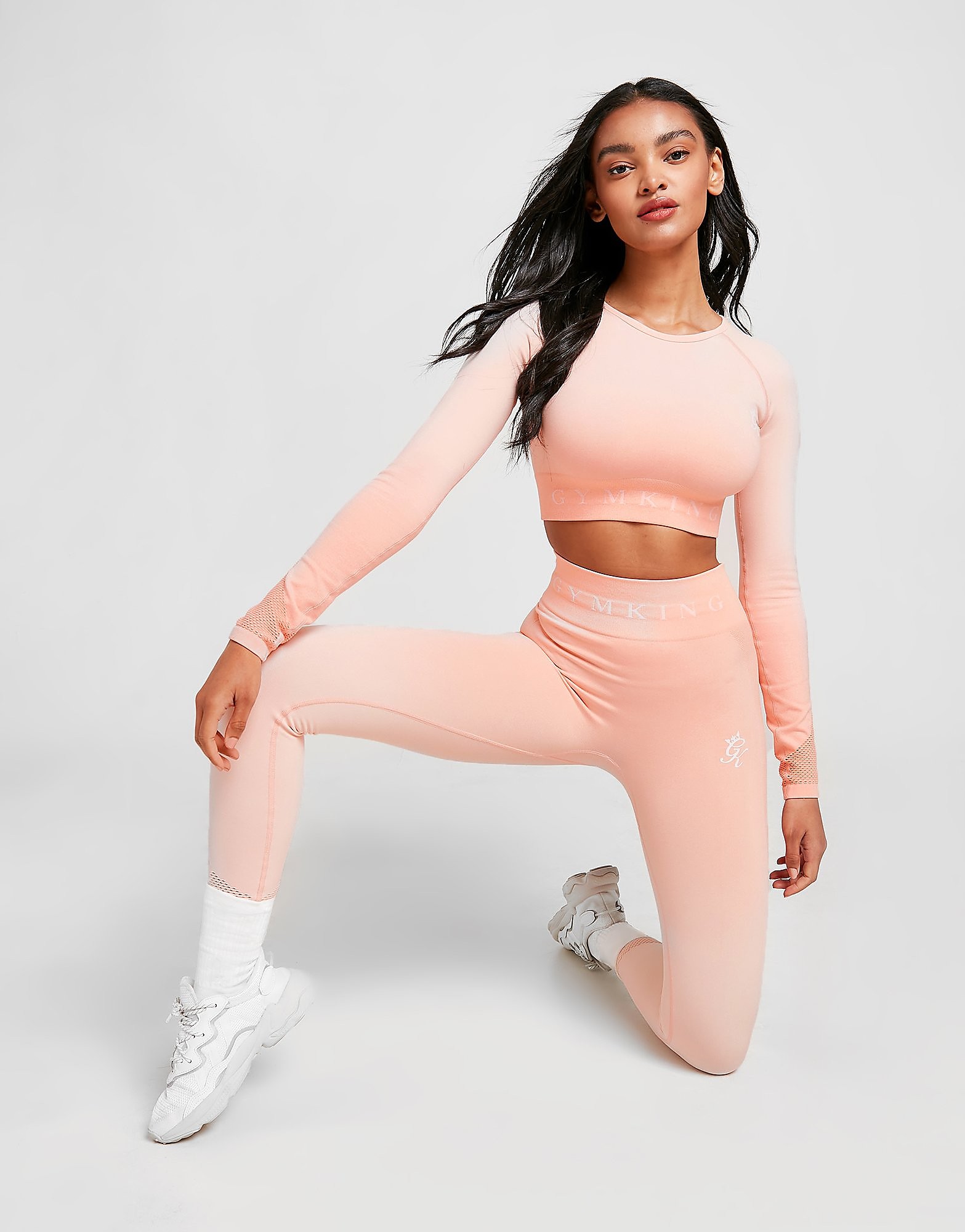 Gym King Ombre Tights - Orange - Womens, Orange