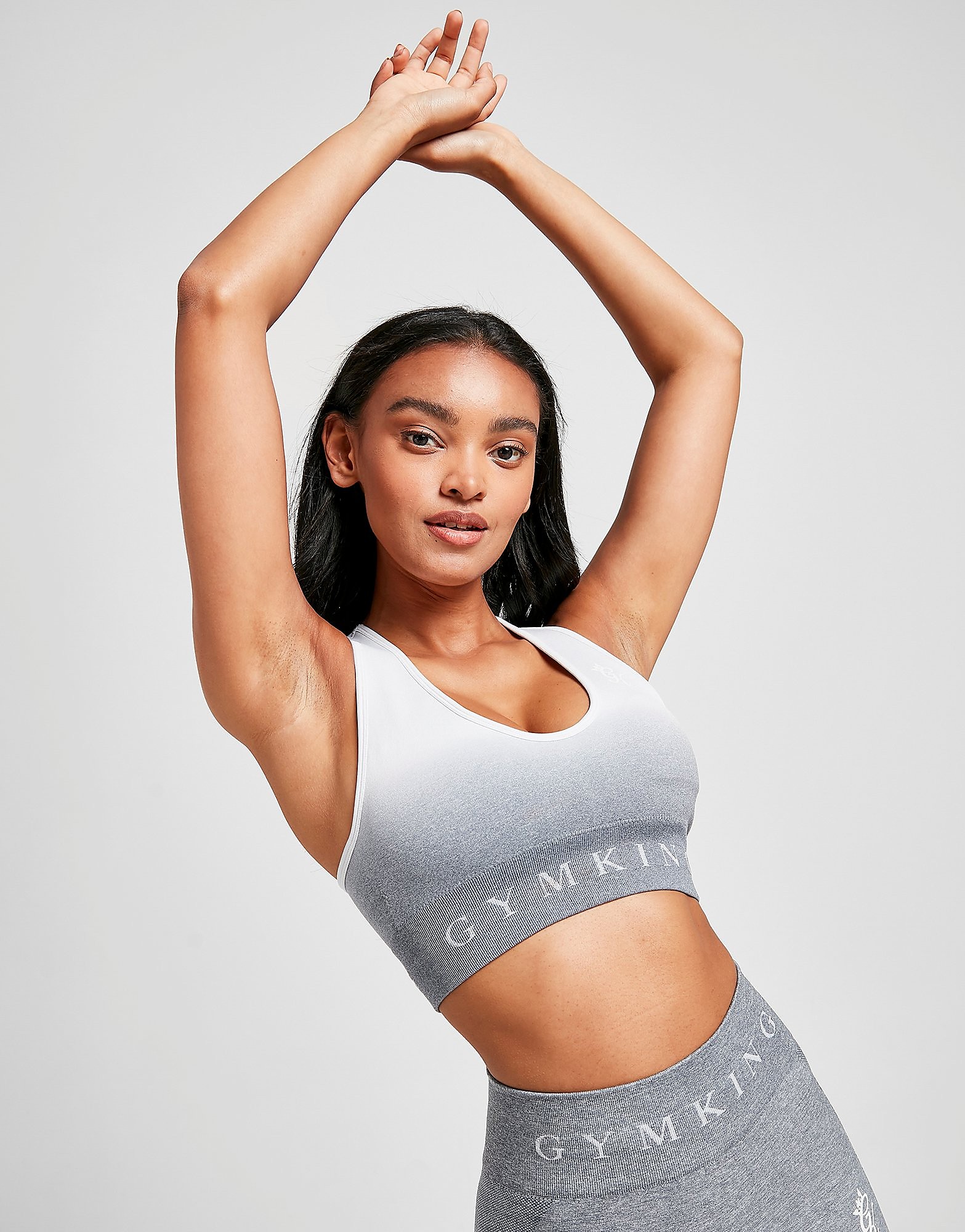 

Gym King Ombre Sports Bra - Grey - Womens, Grey