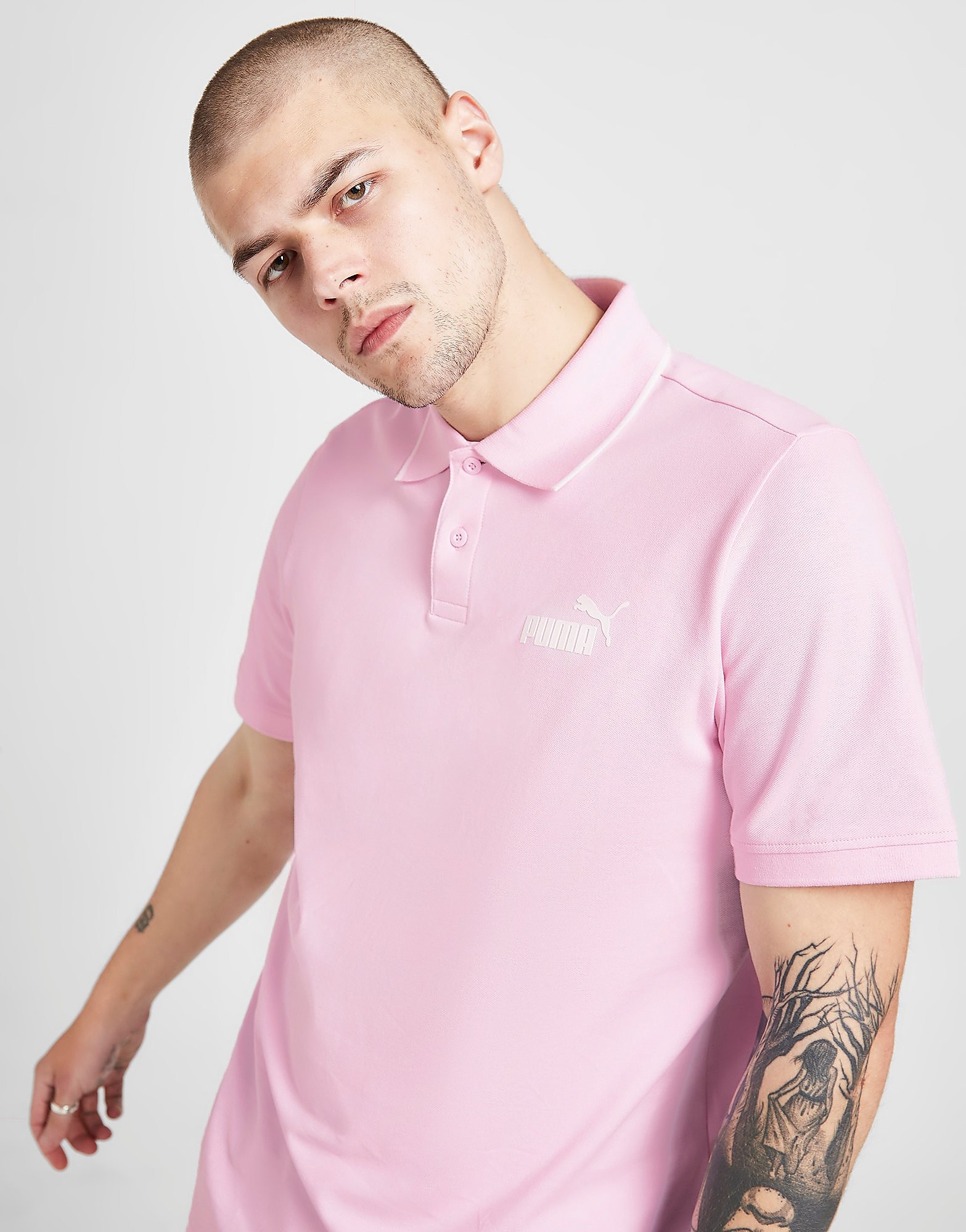 

Puma Polo Shirt - Only at JD - Pink - Mens, Pink