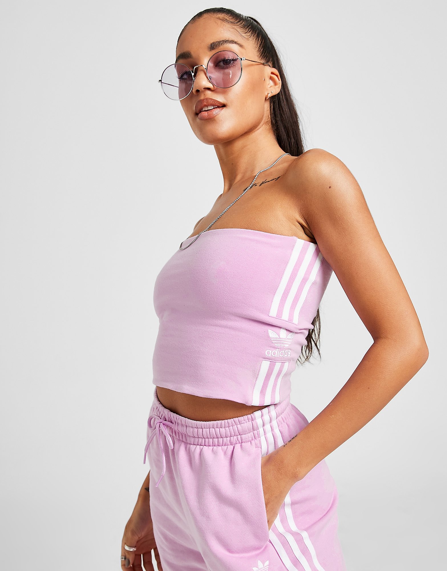 

adidas Originals Lock Up Bandeau - Only at JD - Purple - Womens, Purple