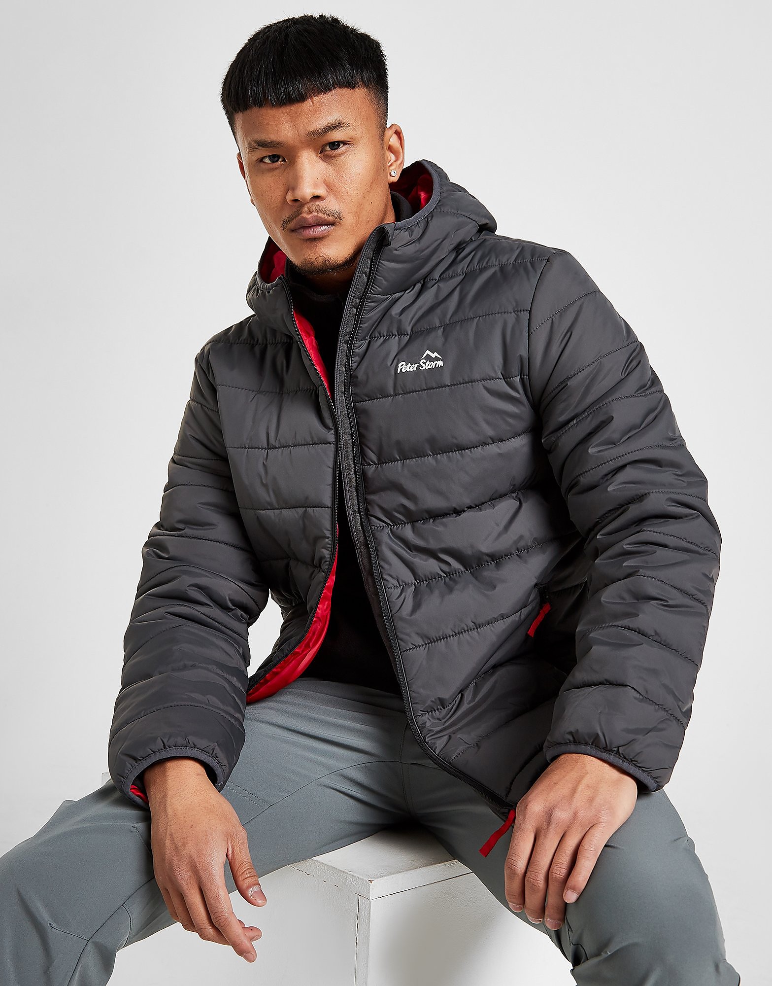 Peter Storm Blisco Padded Jacket - Grey - Mens, Grey