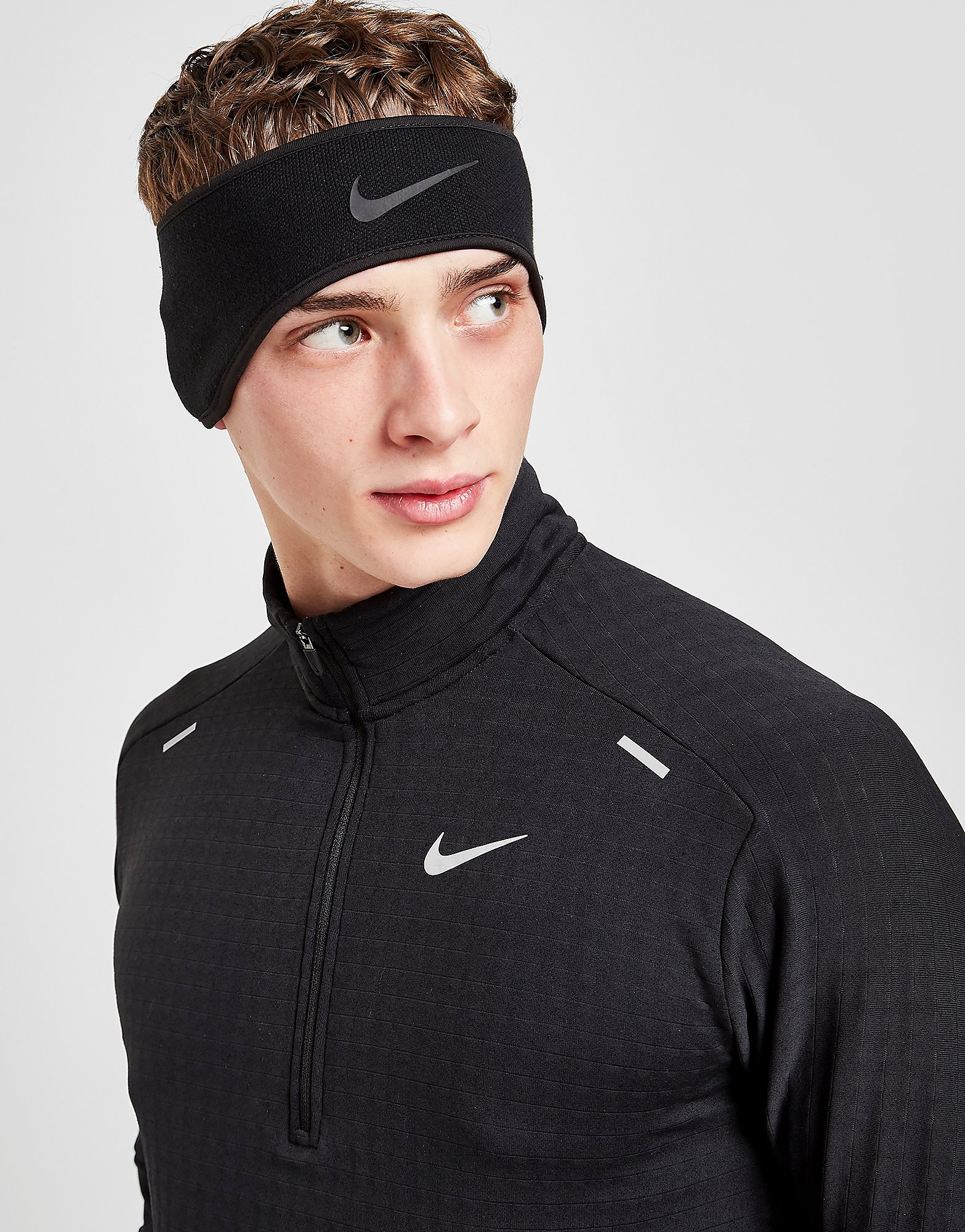 

Nike Knitted Head Band - Black - Womens, Black