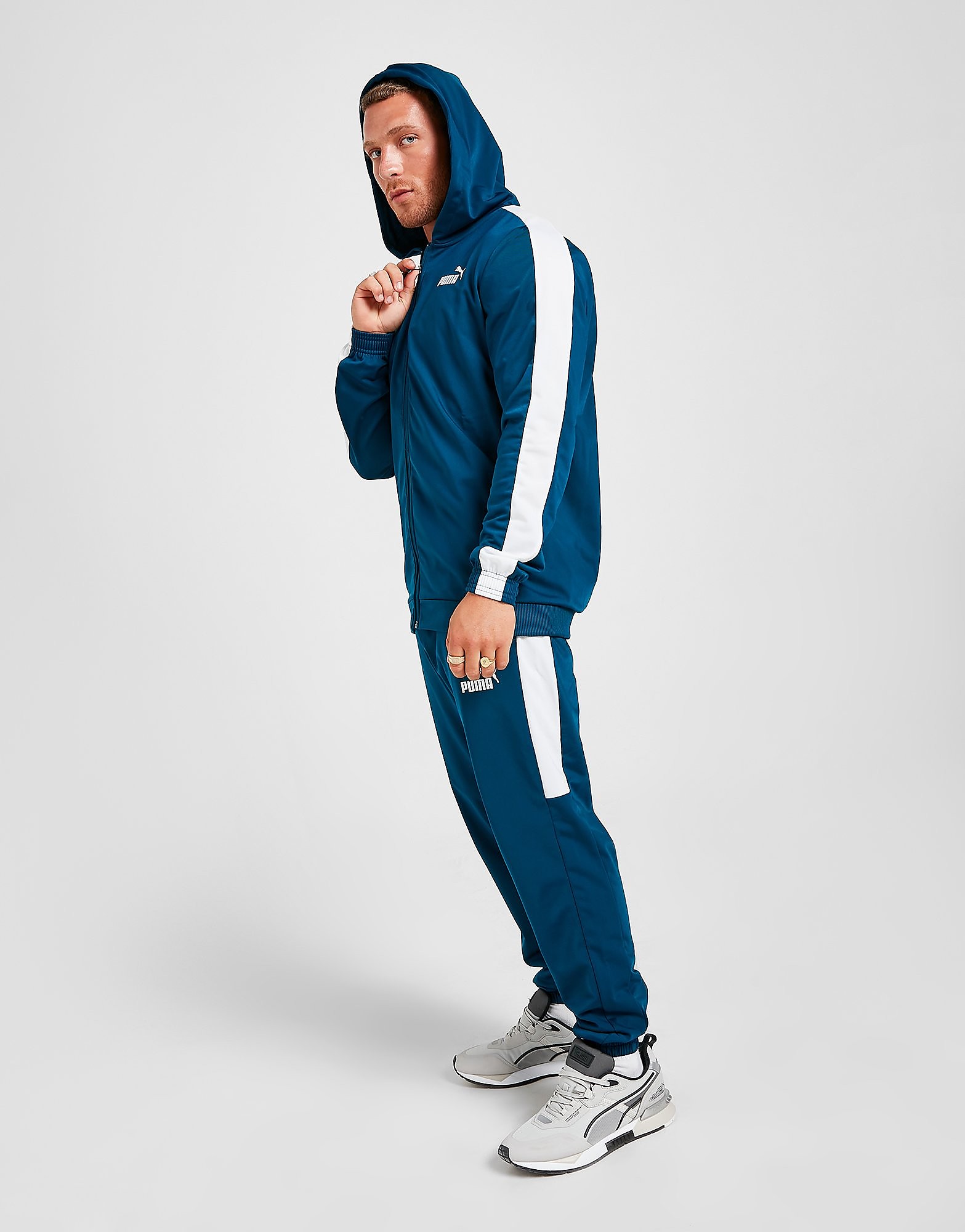 

Puma Poly Hooded Tracksuit - Only at JD - Blue - Mens, Blue