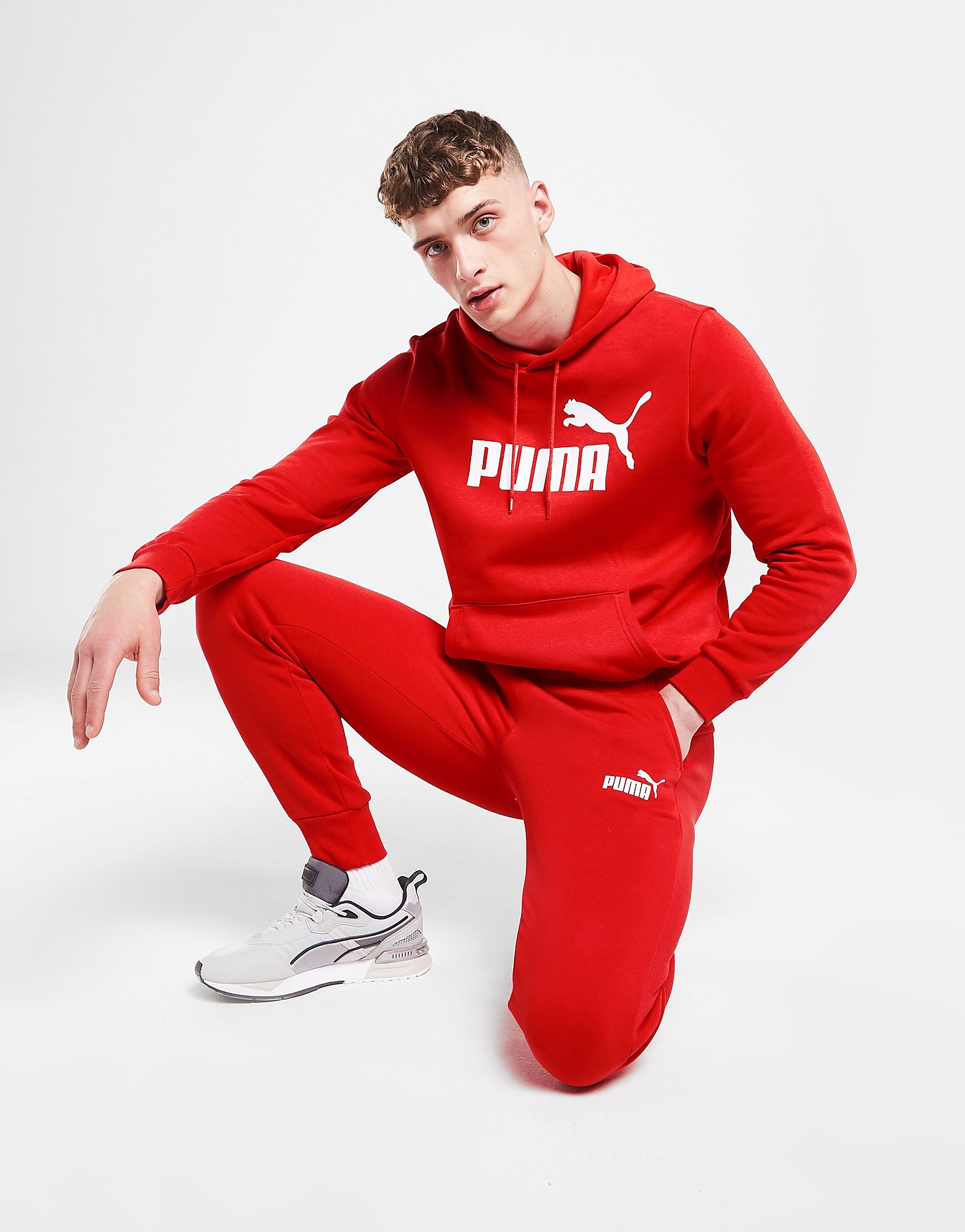 

Puma Core Fleece Joggers - Red - Mens, Red