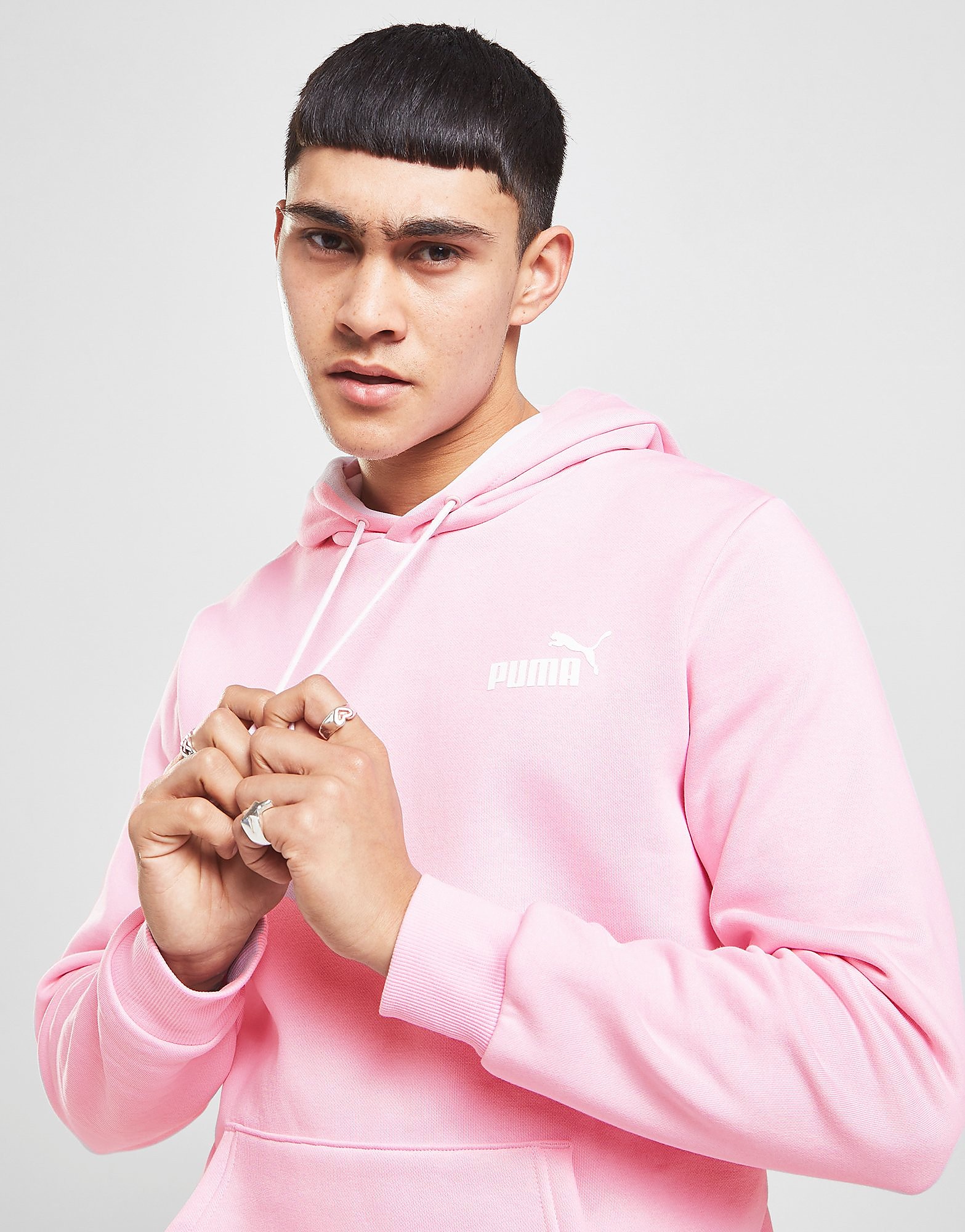 

Puma Core Small Logo Hoodie - Only at JD - Pink - Mens, Pink