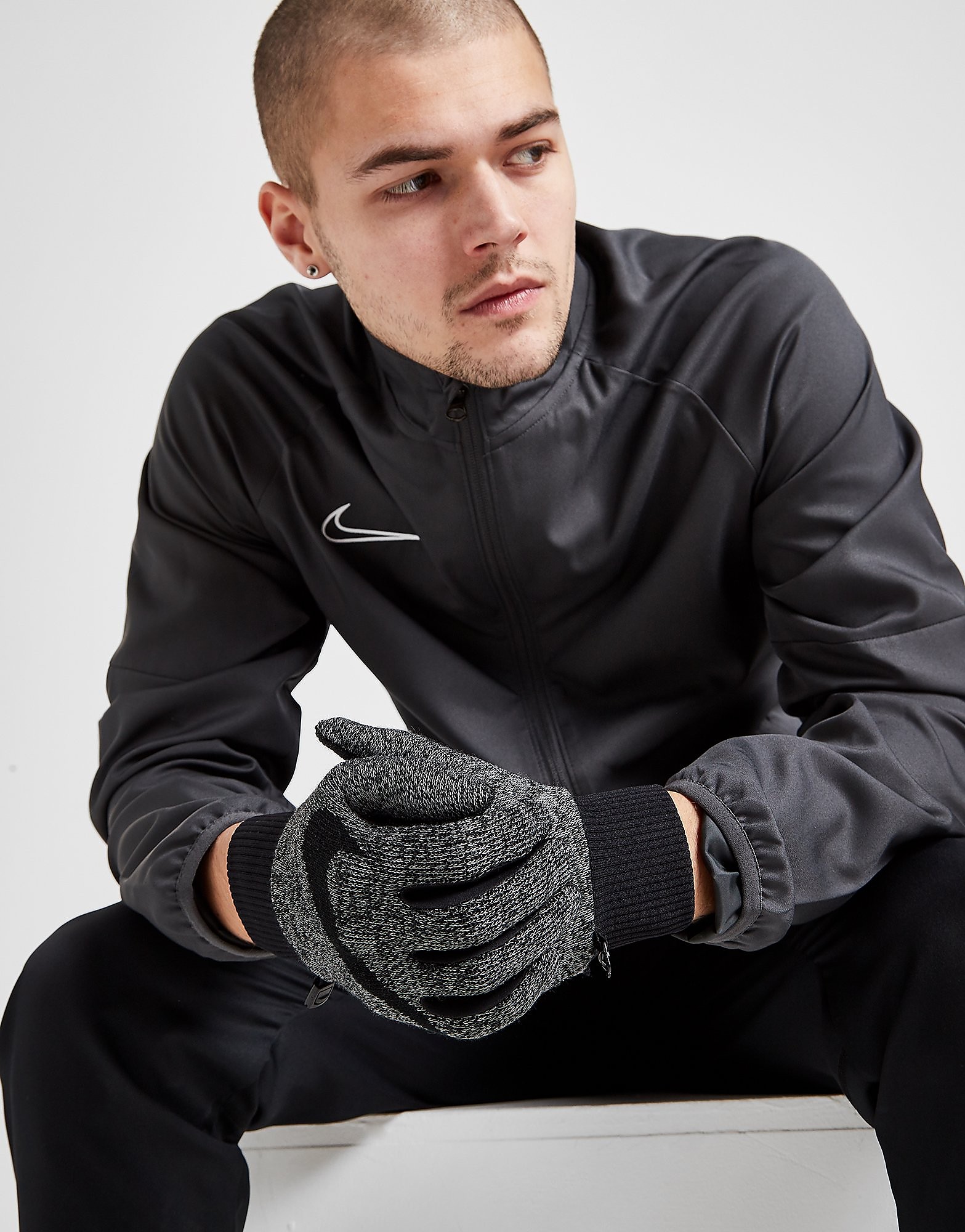 

Nike HyperStorm Knit Gloves - Grey - Womens, Grey