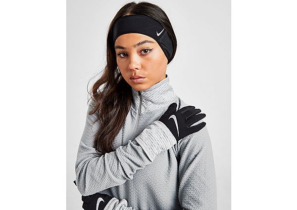 Nike Essential Running Headband & Gloves Set - Black, Black