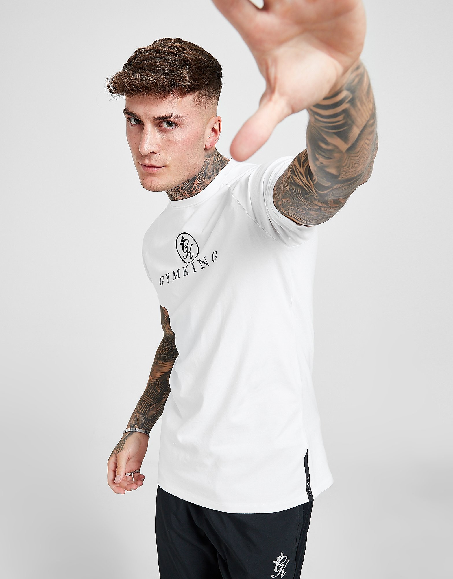 

Gym King Large Pro Logo T-Shirt - Only at JD - White - Mens, White