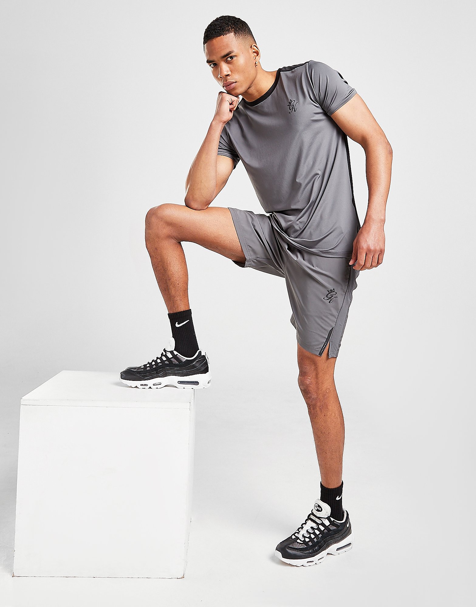 

Gym King T-Shirt/Shorts Gym Set - Only at JD - Grey - Mens, Grey