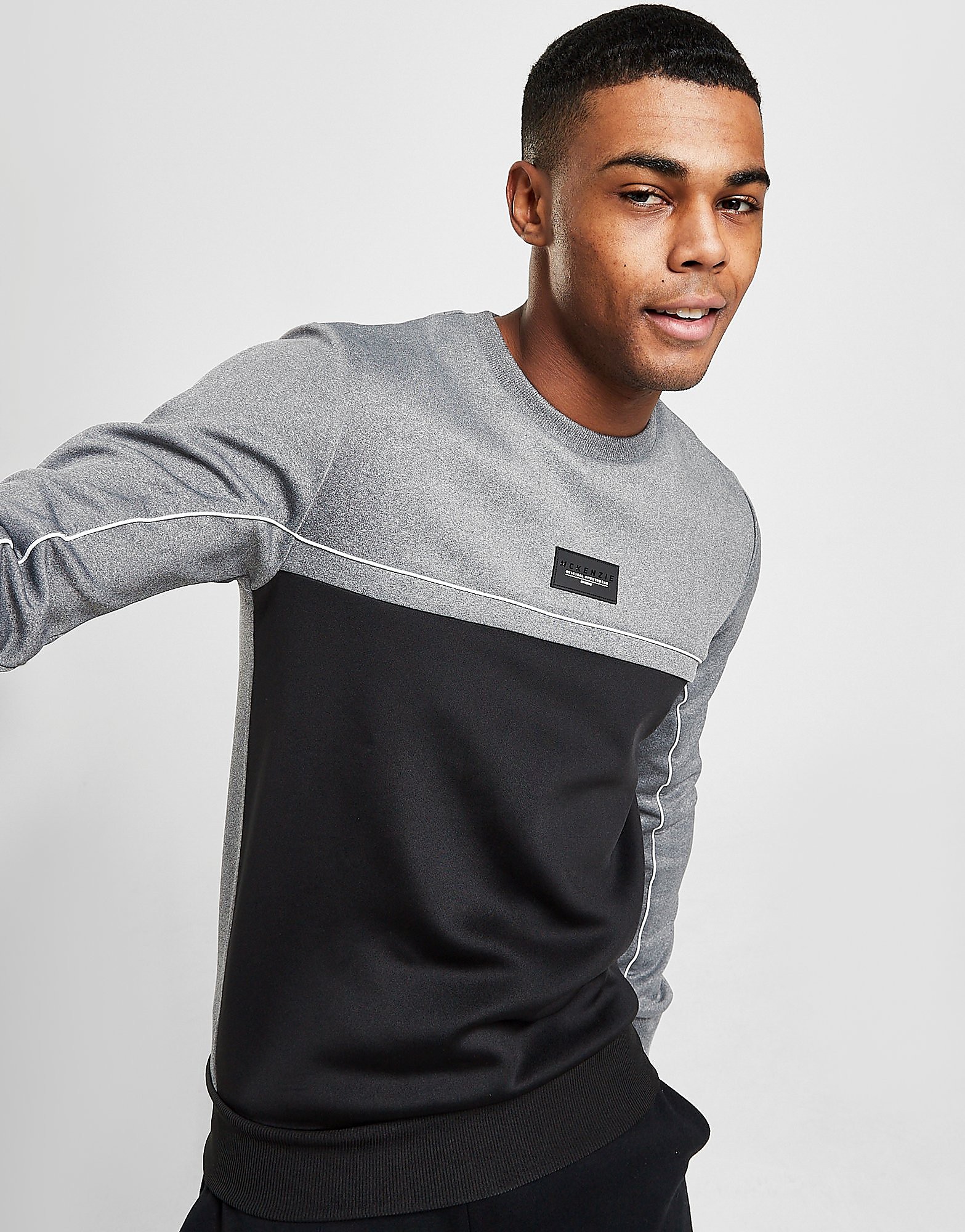 

McKenzie Adam Poly Crew Sweatshirt - Only at JD - Grey - Mens, Grey