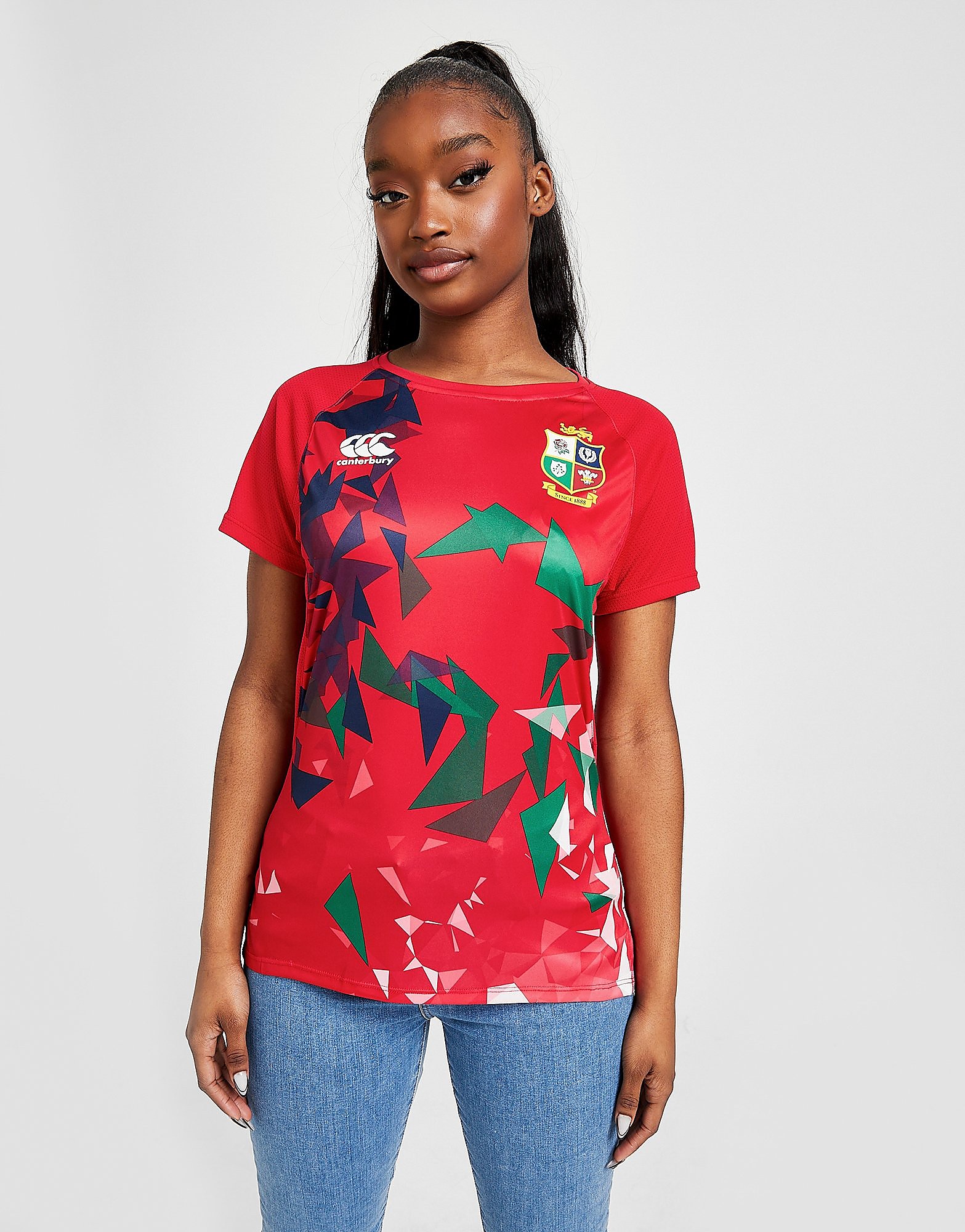 

Canterbury British & Irish Lions 2021 Graphic T-Shirt Women's - Red, Red