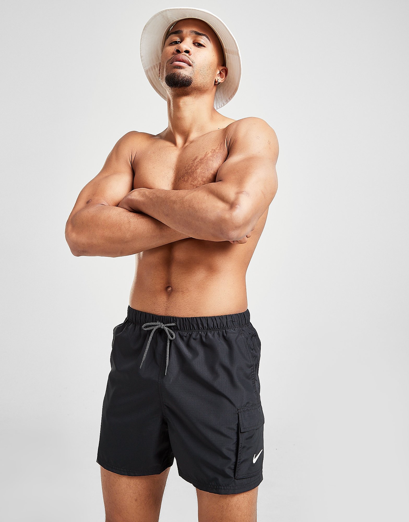 

Nike Cargo Swim Shorts - Only at JD - Black - Mens, Black