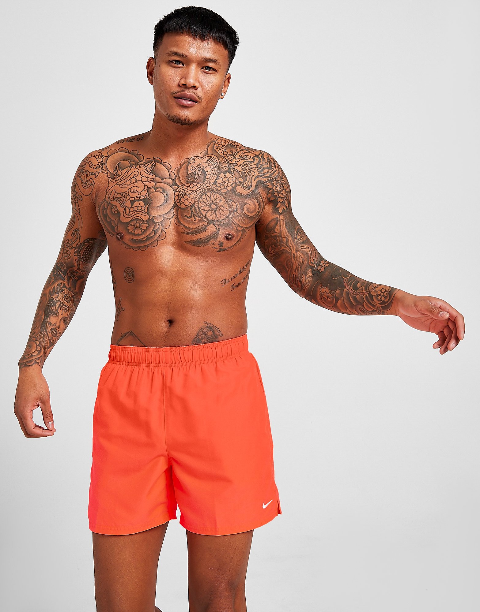

Nike Swim Essential 5" Volley Short - Orange - Mens, Orange
