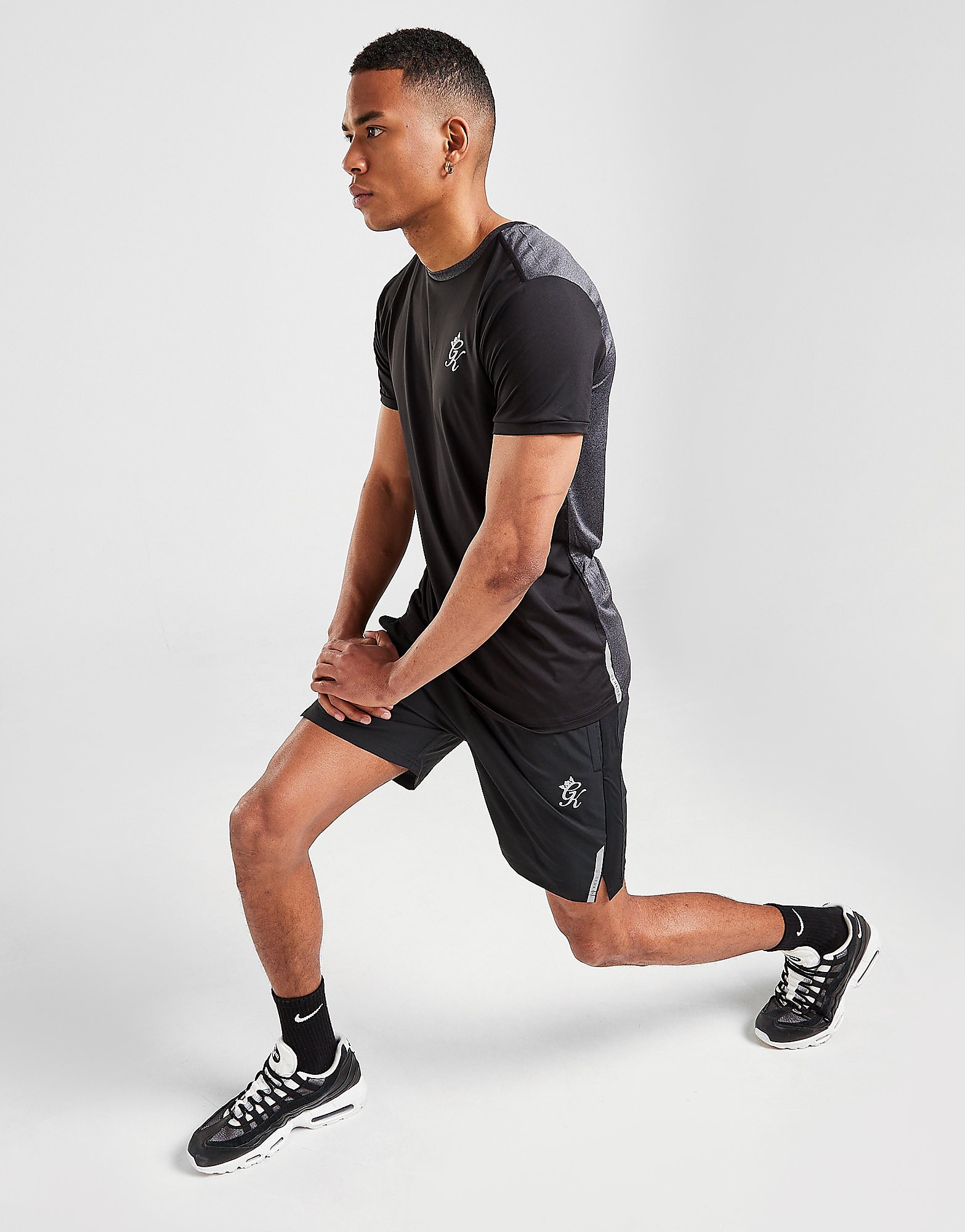 

Gym King T-Shirt/Shorts Gym Set - Only at JD - Black - Mens, Black