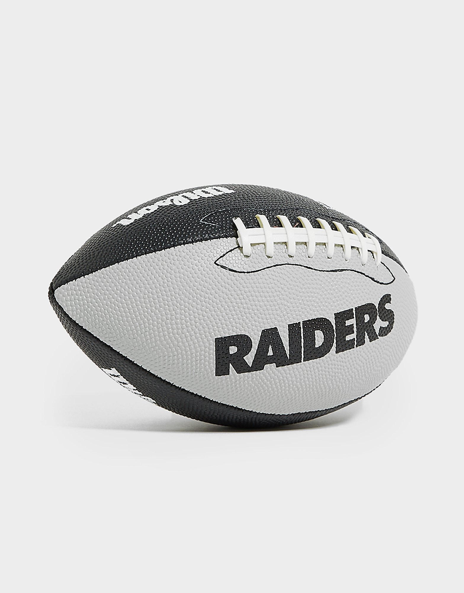 

Wilson NFL Las Vegas Raiders Fan Junior American Football - Grey/Black - Kids, Grey/Black