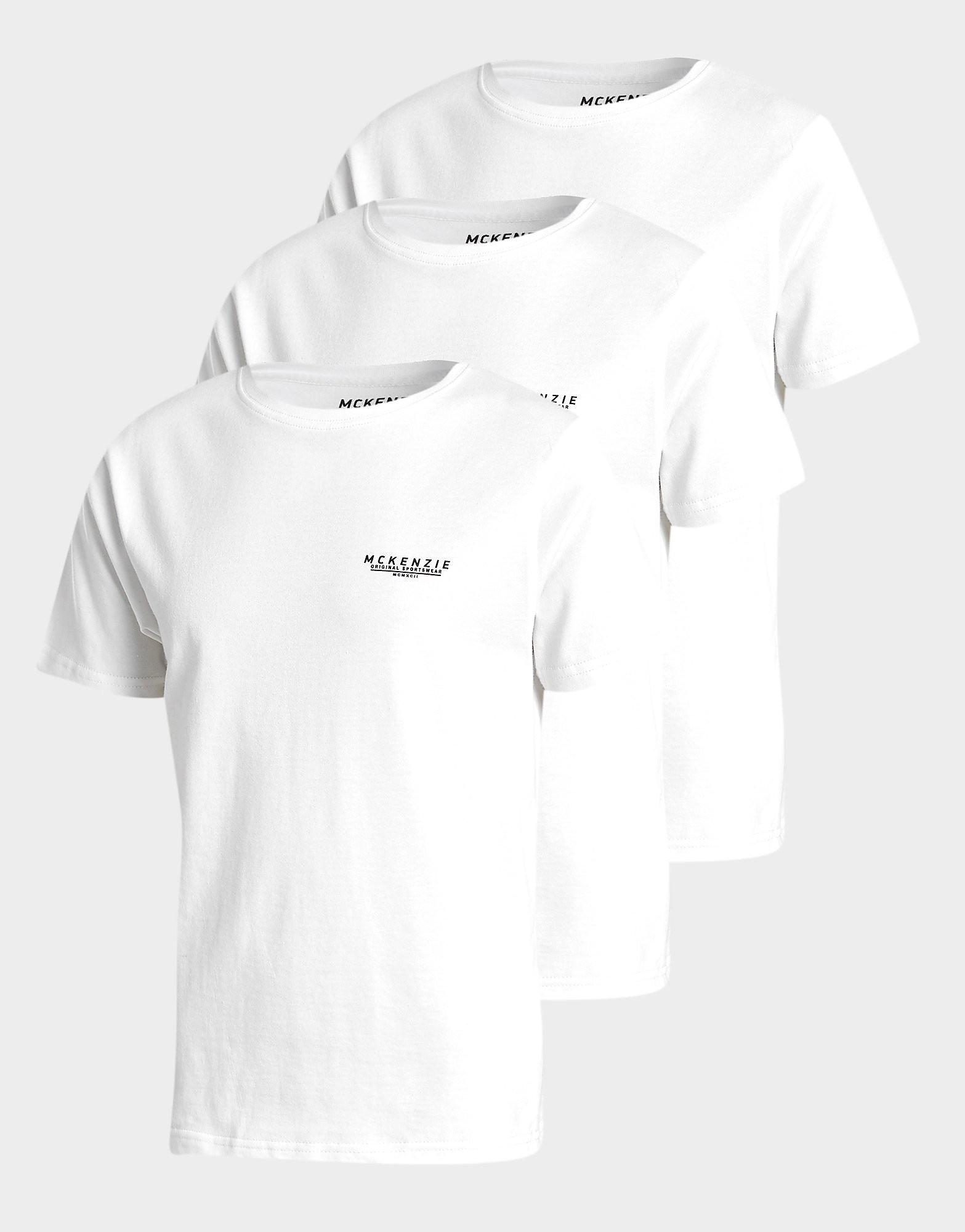 

McKenzie 3-Pack Essential T-Shirts Junior - White - Kids, White