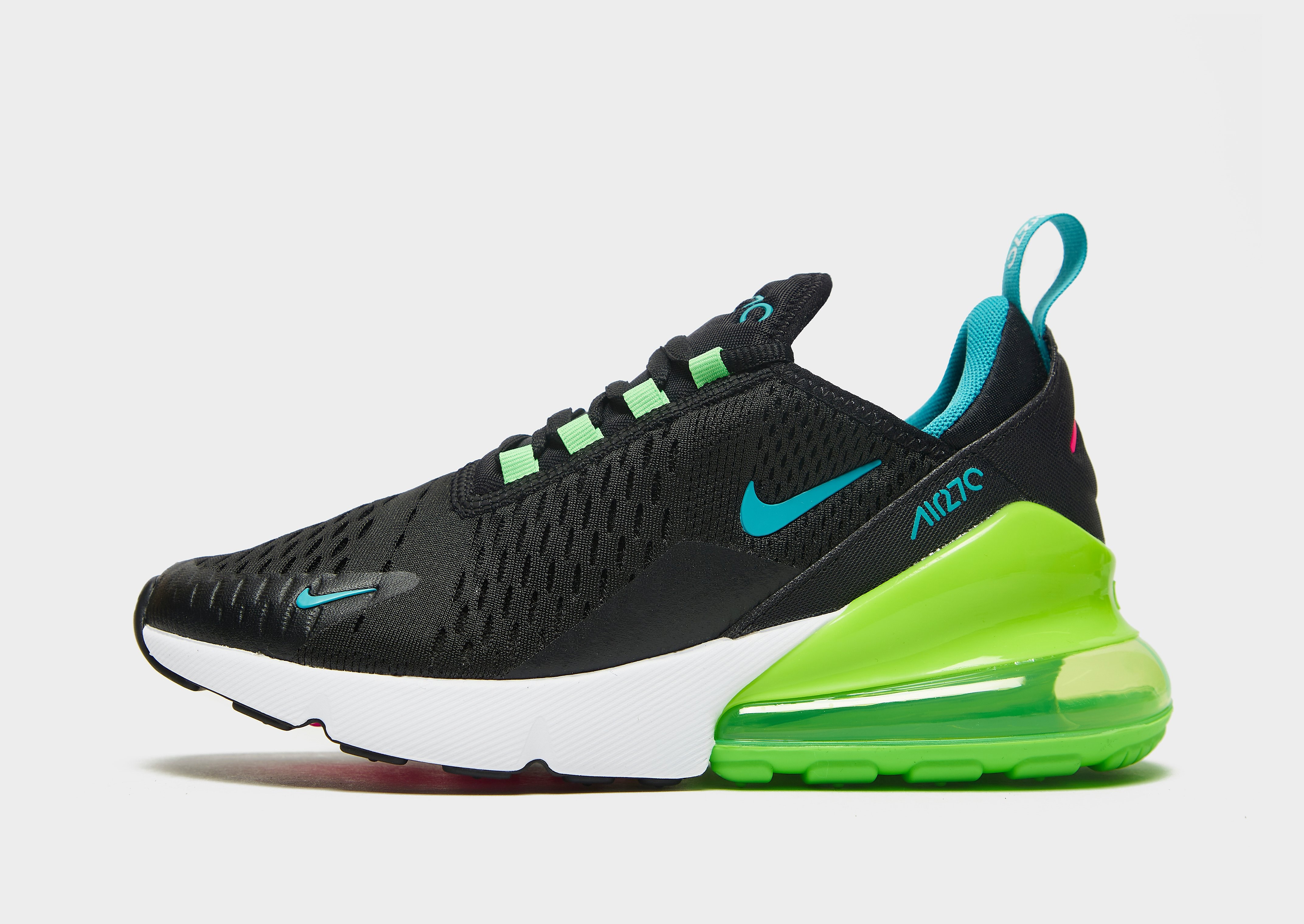 Nike Air Max 270 Junior - Black/Green - Kids, Black/Green