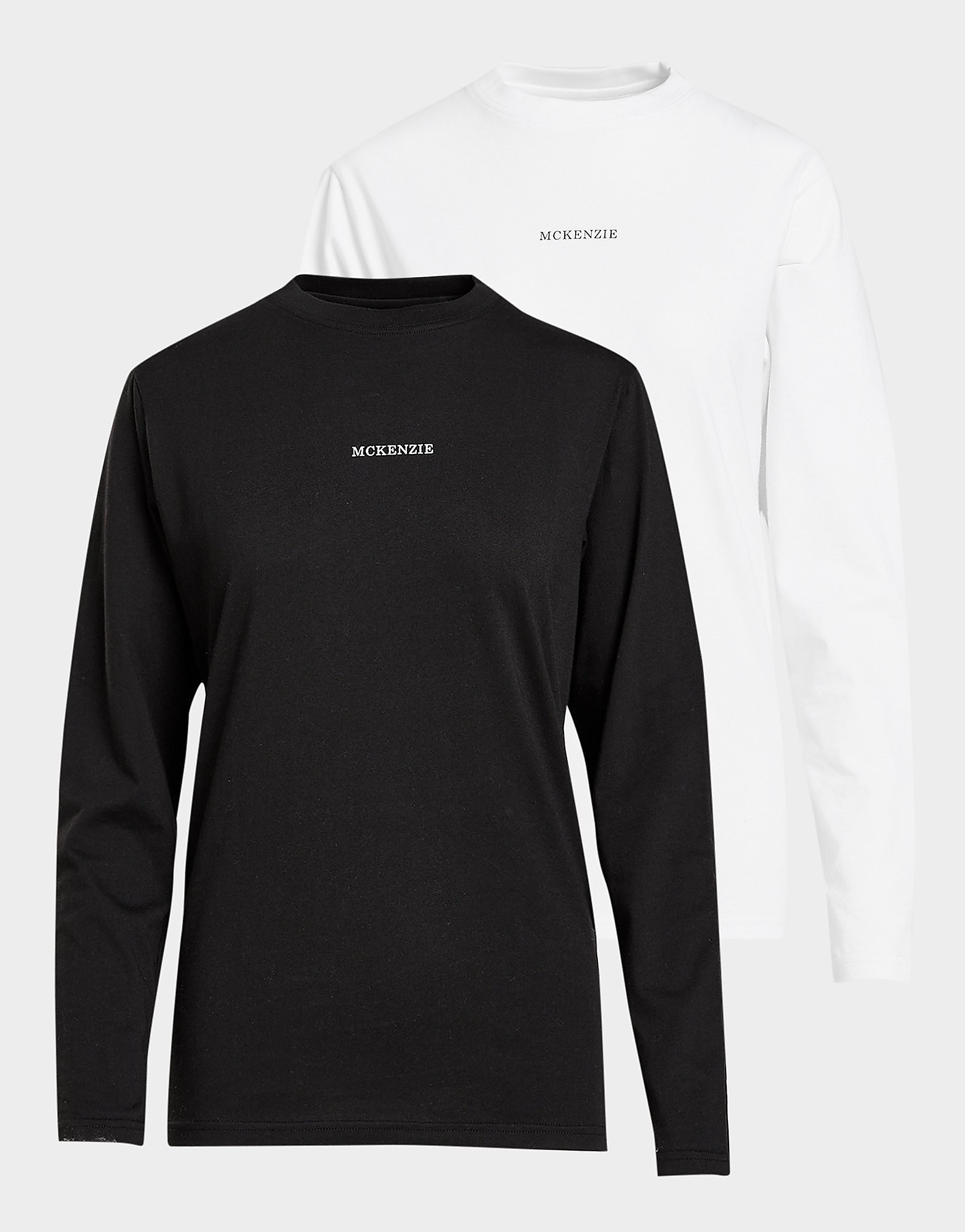 

McKenzie 2-Pack Long Sleeve T-Shirts - Only at JD - Black/White - Womens, Black/White