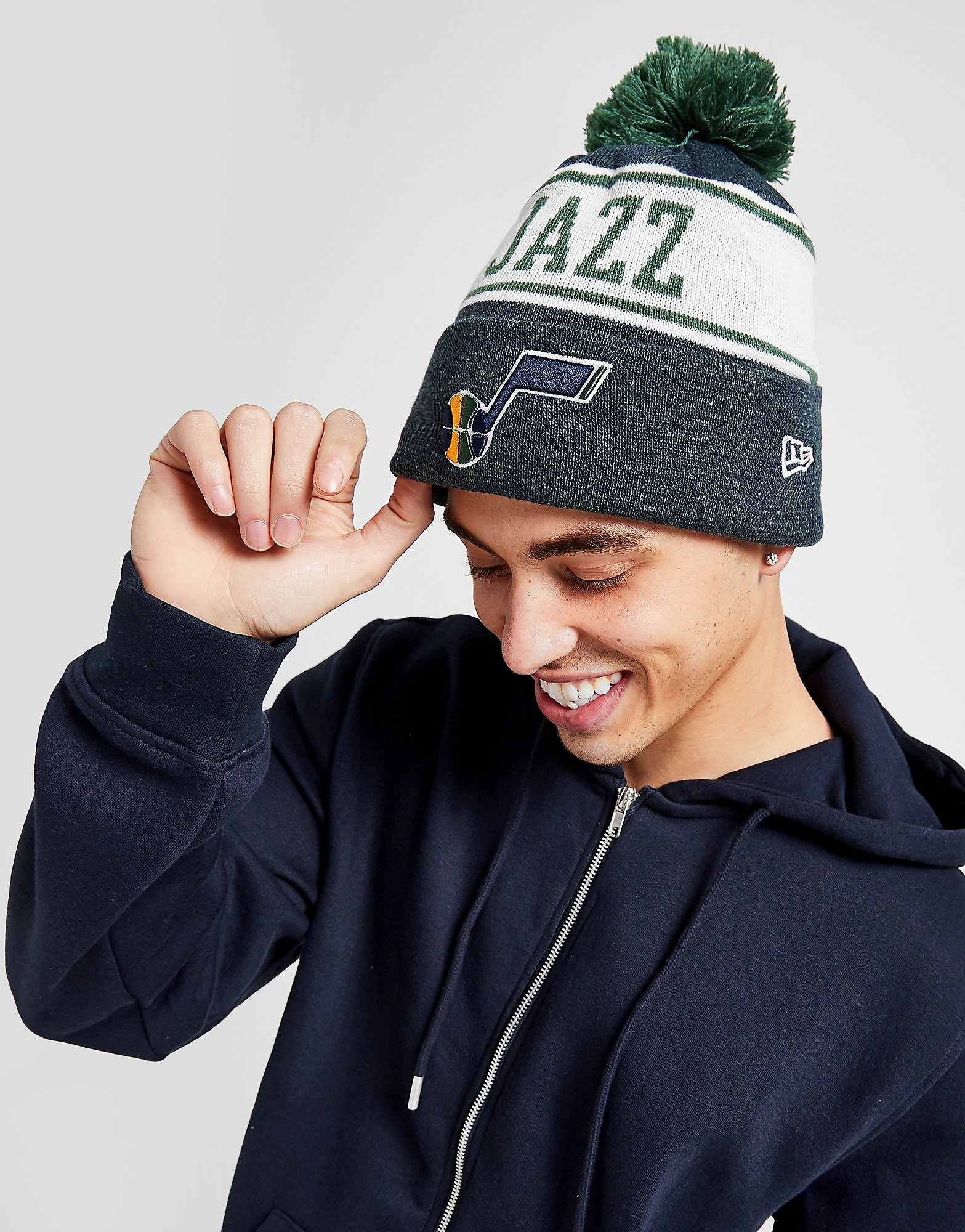 

New Era NBA Utah Jazz Pom Beanie Hat - Only at JD - Blue - Womens, Blue