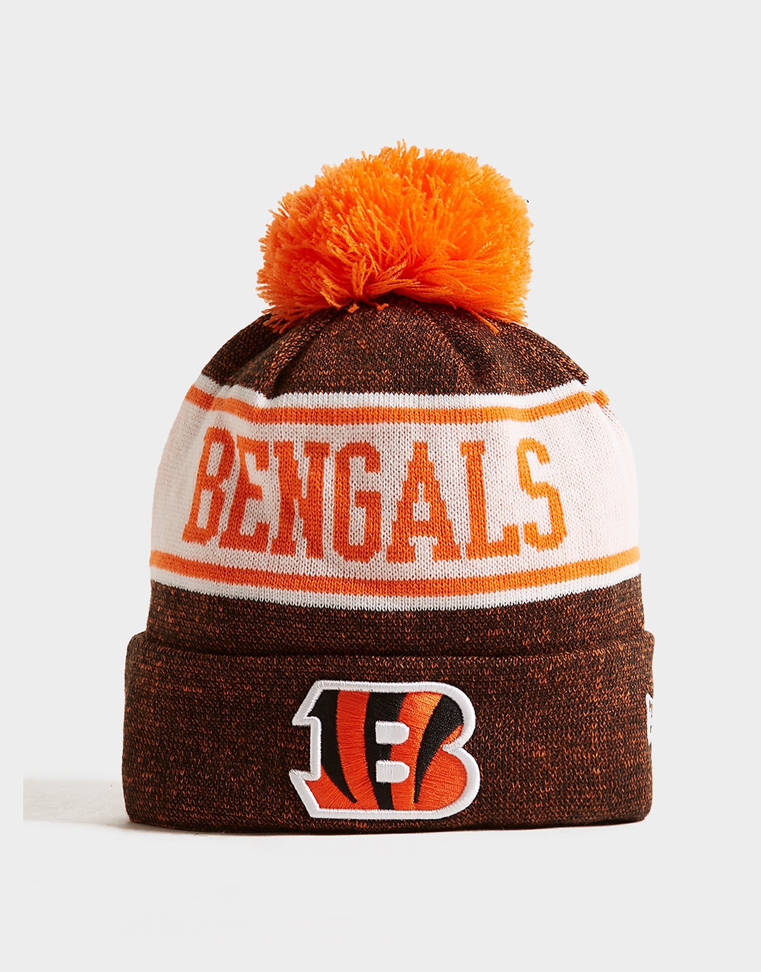 

New Era NFL Cincinnati Bengals Pom Beanie Hat - Only at JD - Orange - Womens, Orange