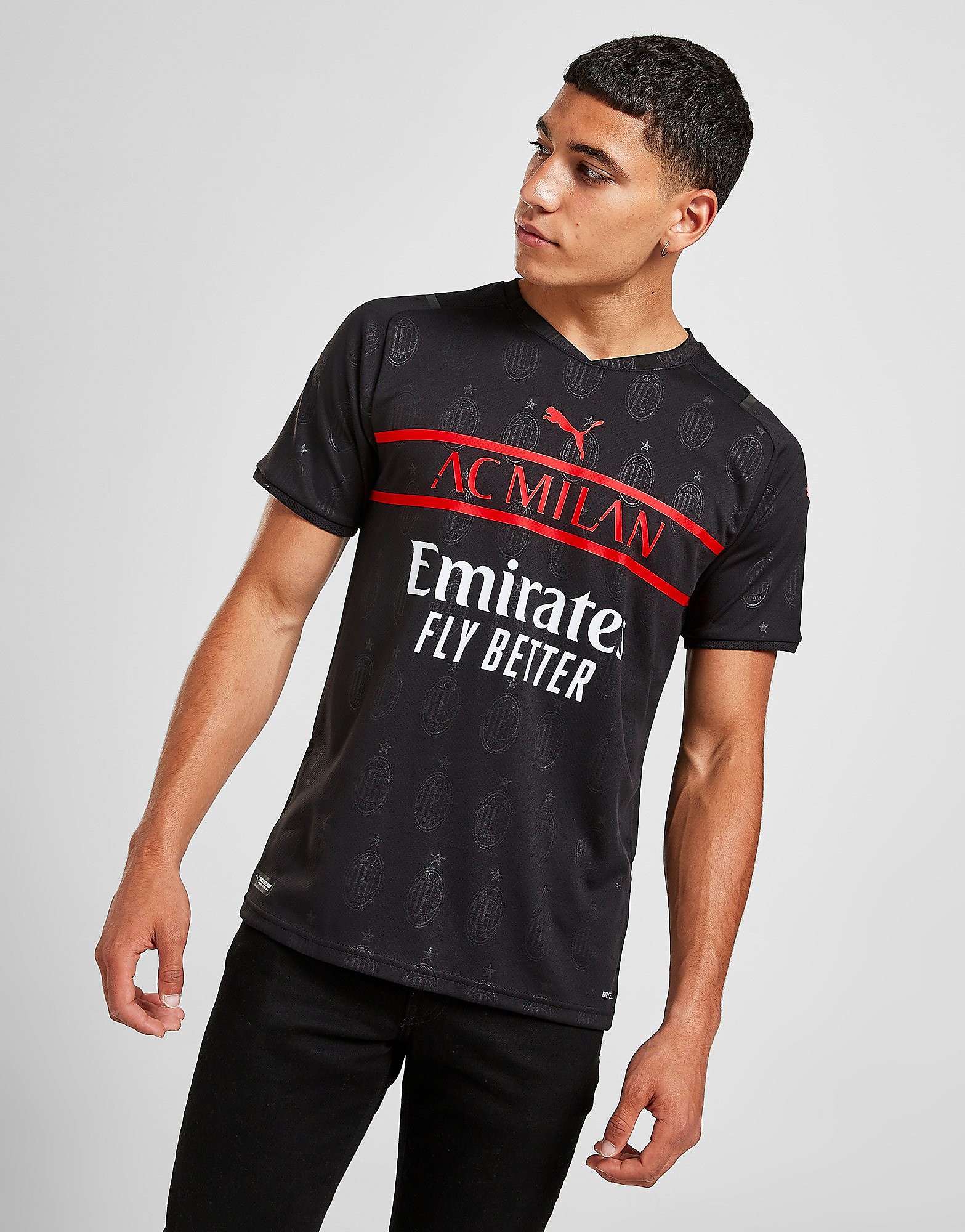 

Puma AC Milan 2021/22 Third Shirt - Black - Mens, Black
