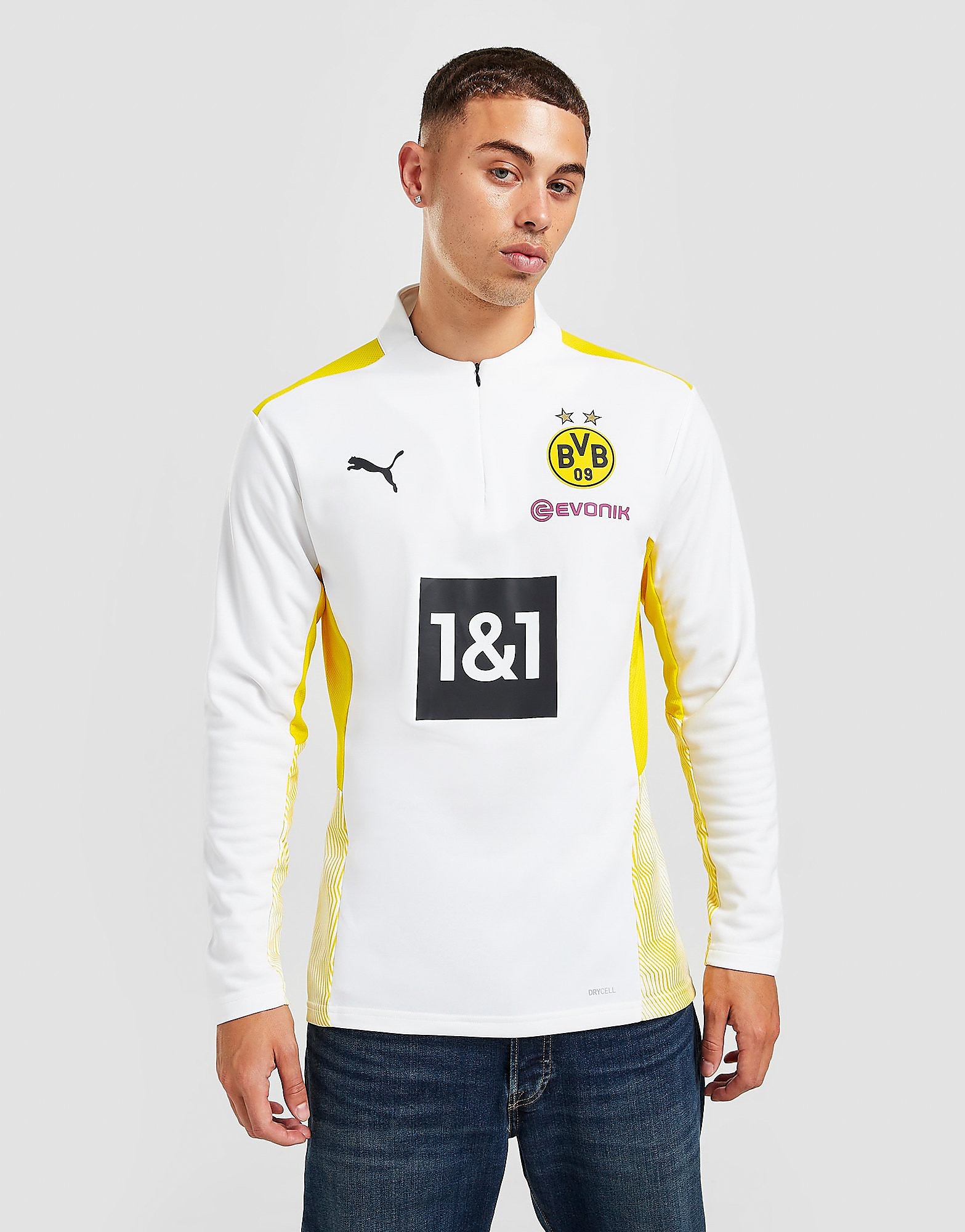 

Puma Borussia Dortmund 1/4 Zip Track Top - White - Mens, White