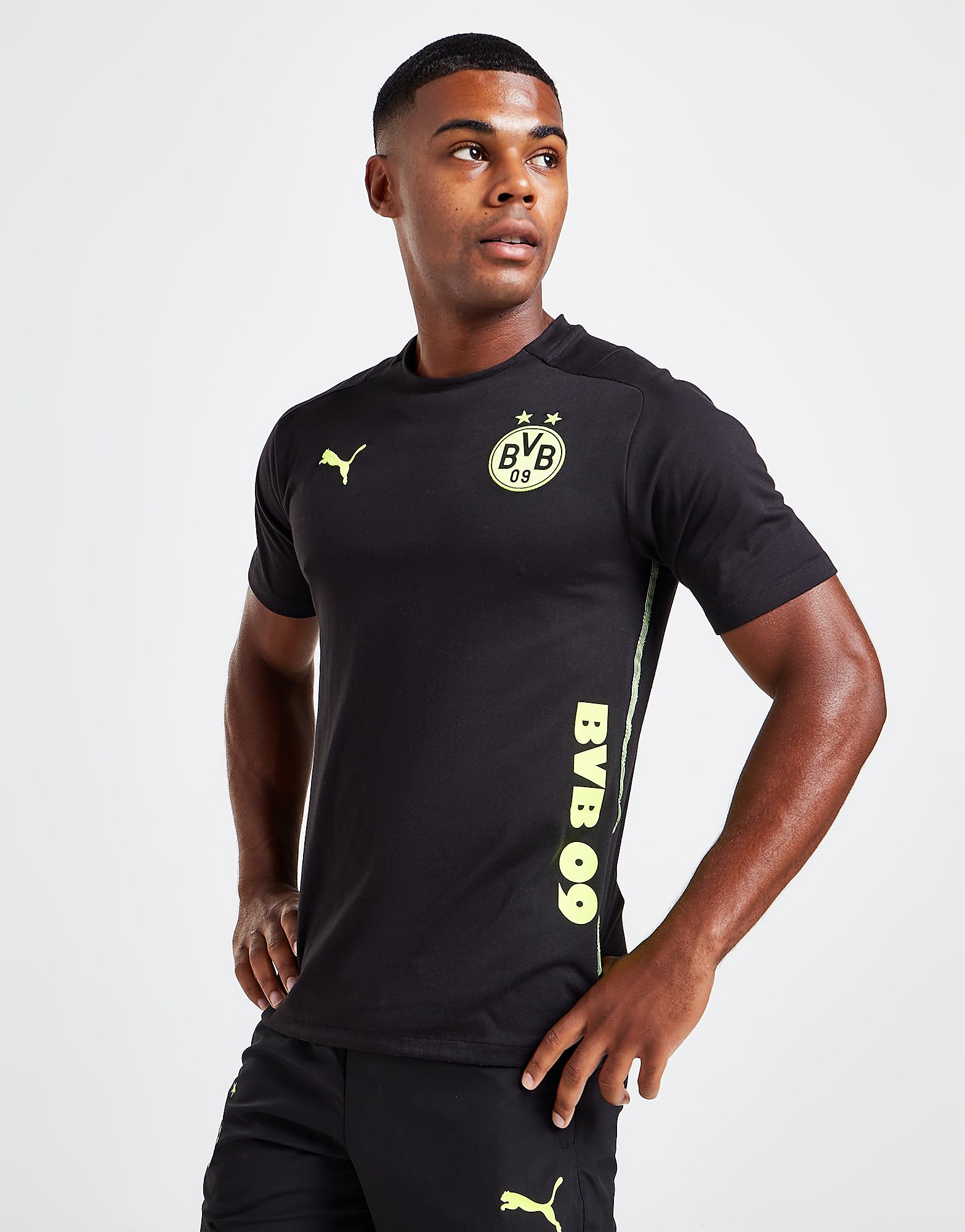 

Puma Borussia Dortmund Travel T-Shirt - Black - Mens, Black