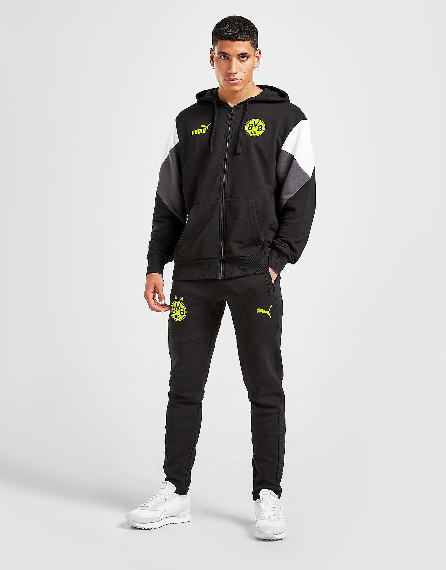

Puma Borussia Dortmund Travel Track Pants - Black - Mens, Black