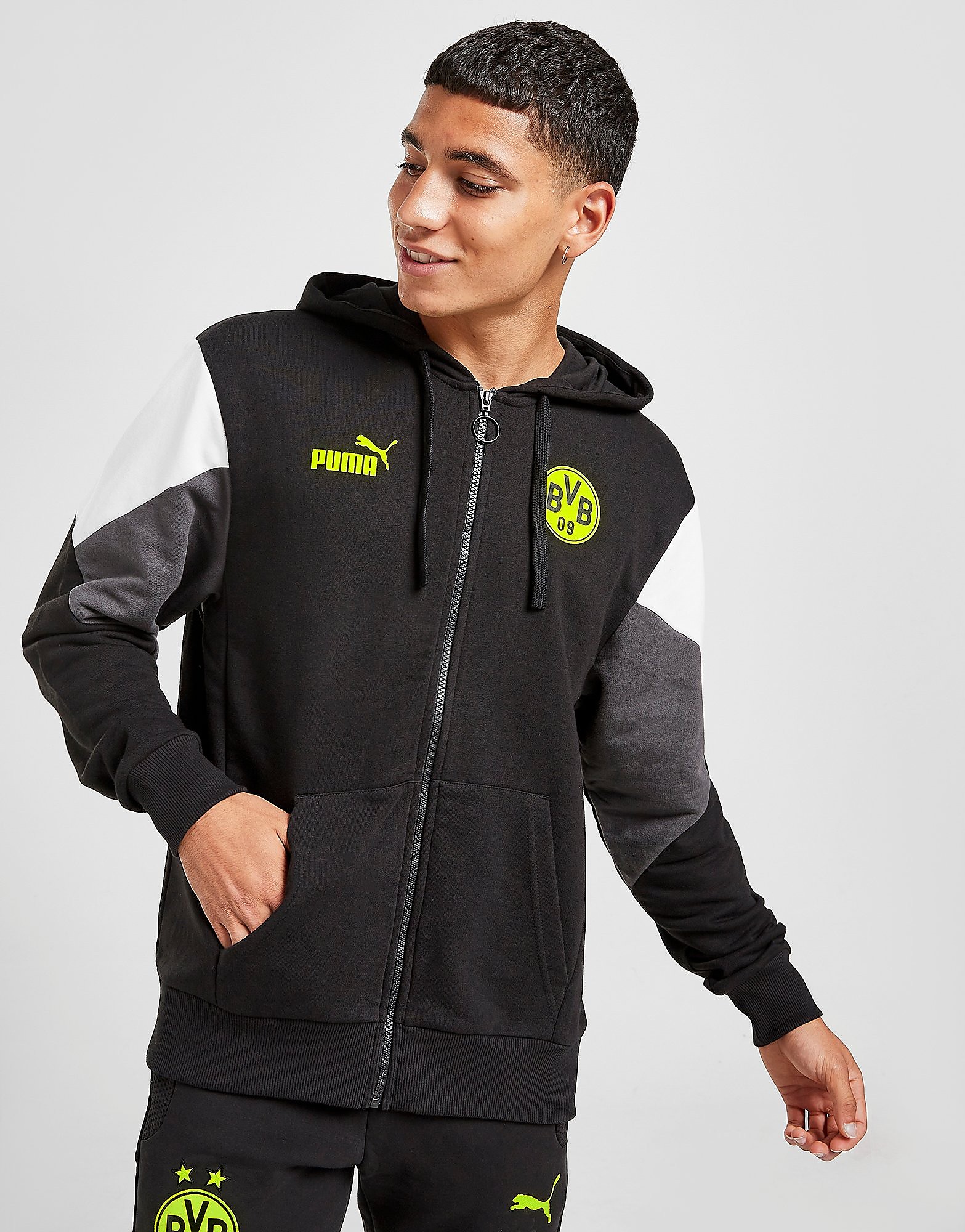 

Puma Borussia Dortmund Culture Hoodie - Black - Mens, Black