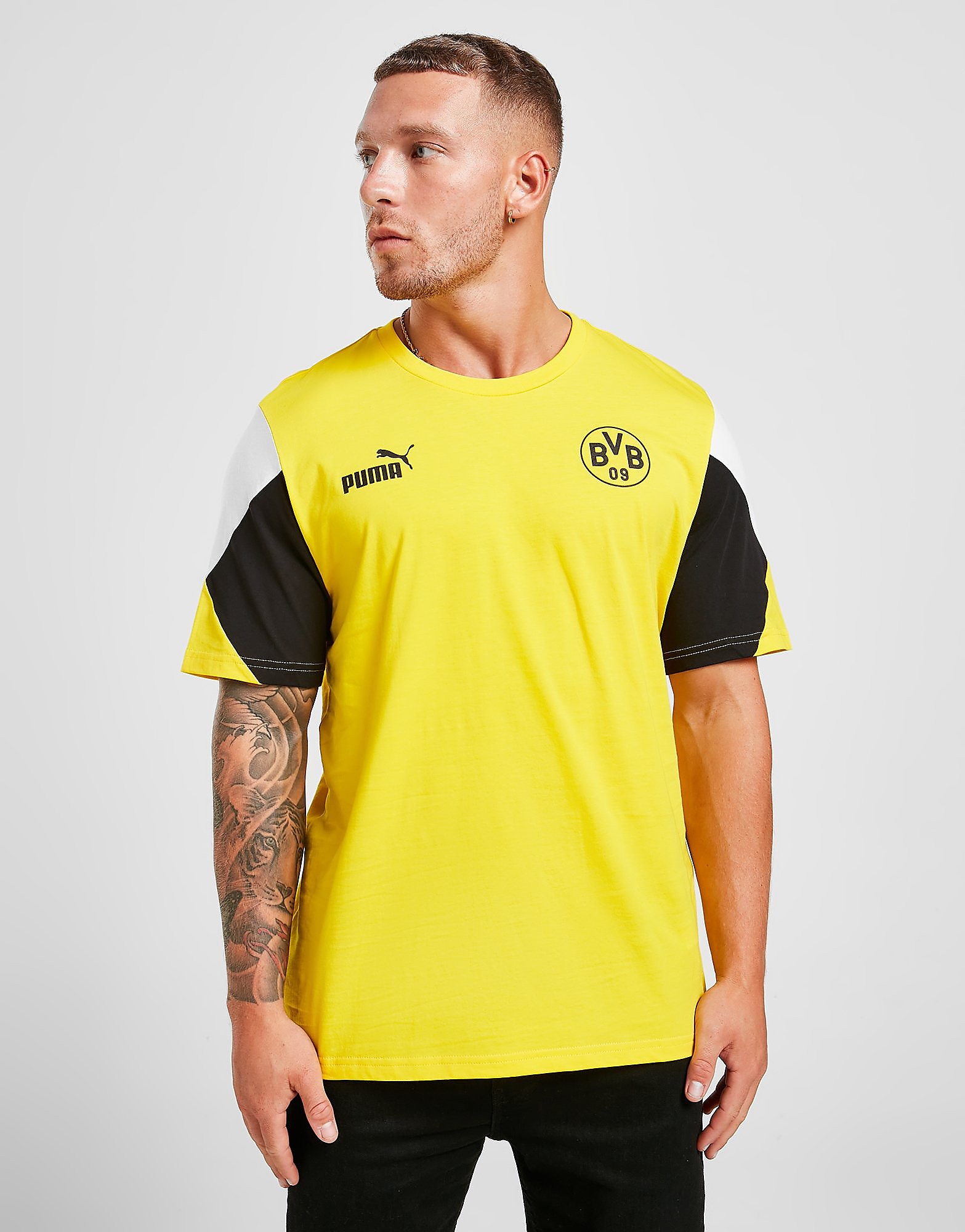 

Puma Borussia Dortmund Culture T-Shirt - Yellow - Mens, Yellow