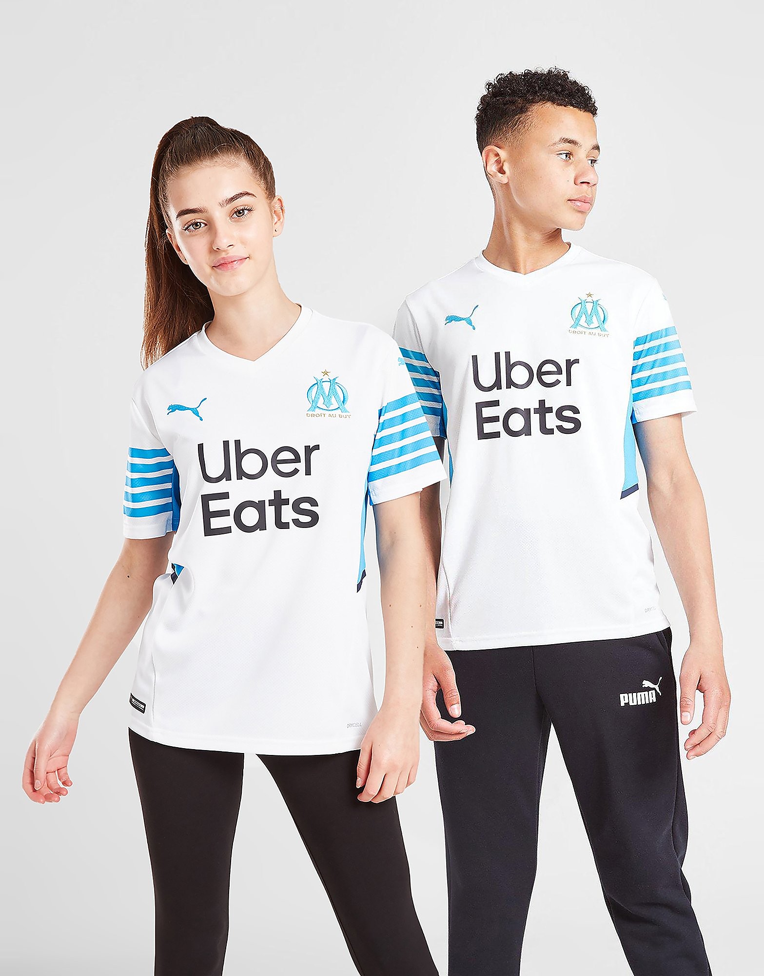 

Puma Olympique Marseille FC 2021/22 Home Shirt Junior - White - Kids, White