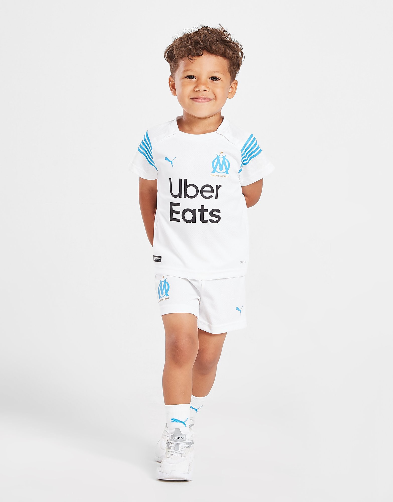 

Puma Olympique Marseille FC 2021/22 Home Kit Infant - White - Kids, White