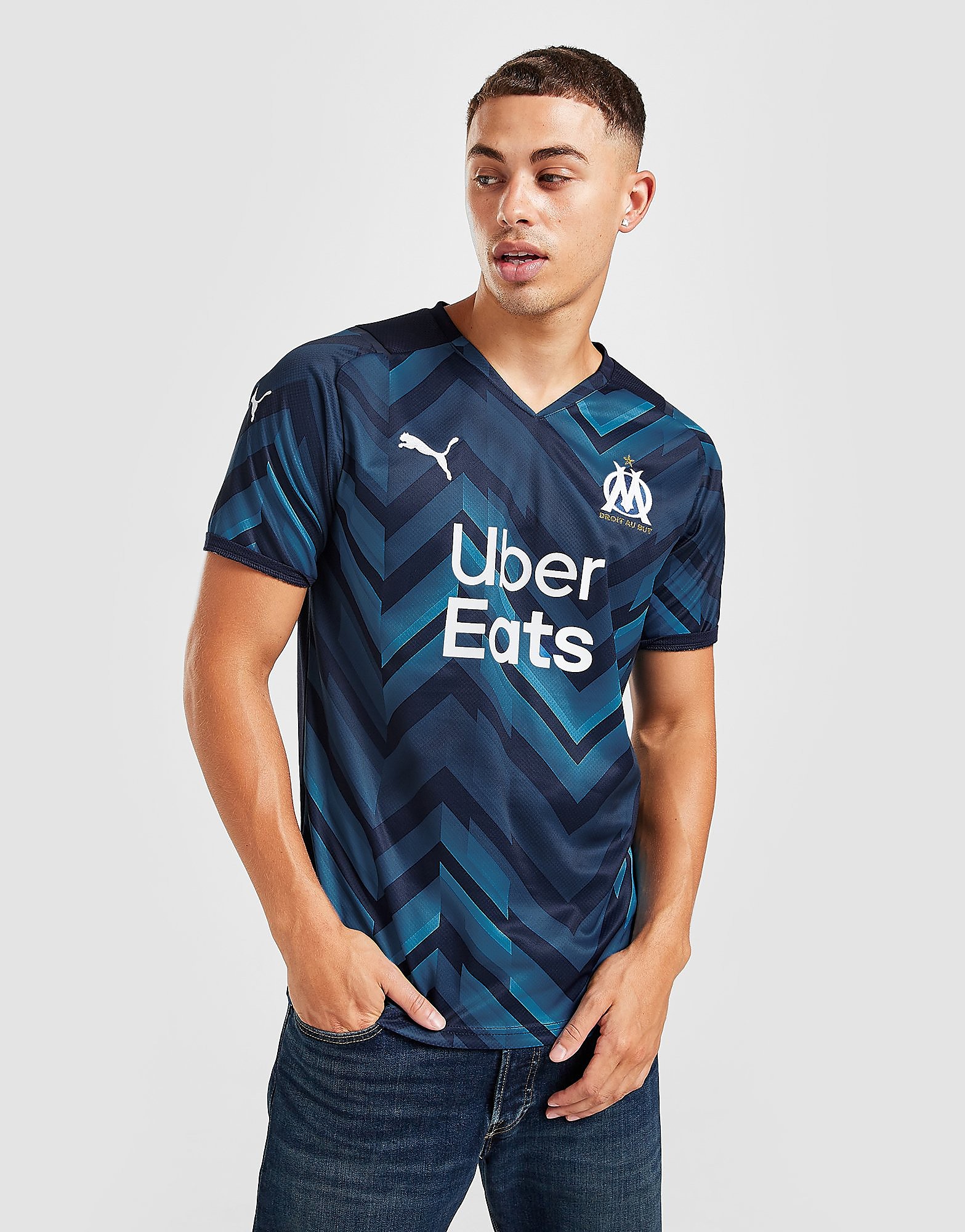 

Puma Olympique Marseille 2021/22 Away Shirt - Navy - Mens, Navy