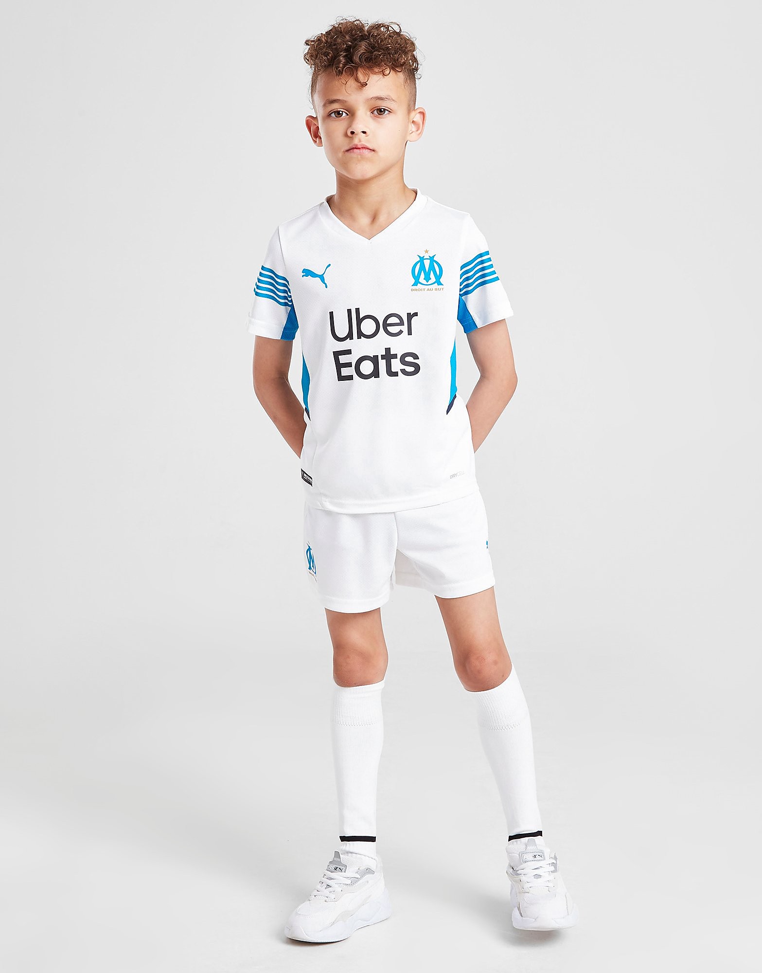 

Puma Olympique Marseille FC 2021/22 Home Kit Children - White - Kids, White