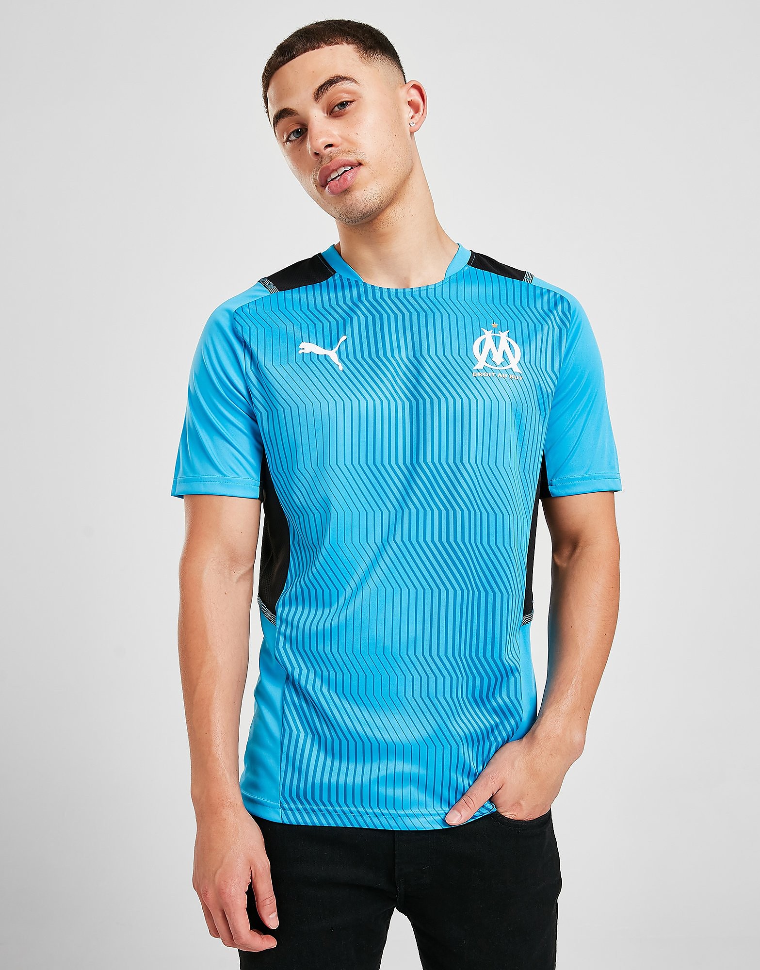 

Puma Olympique Marseille FC Training Shirt - Blue - Mens, Blue